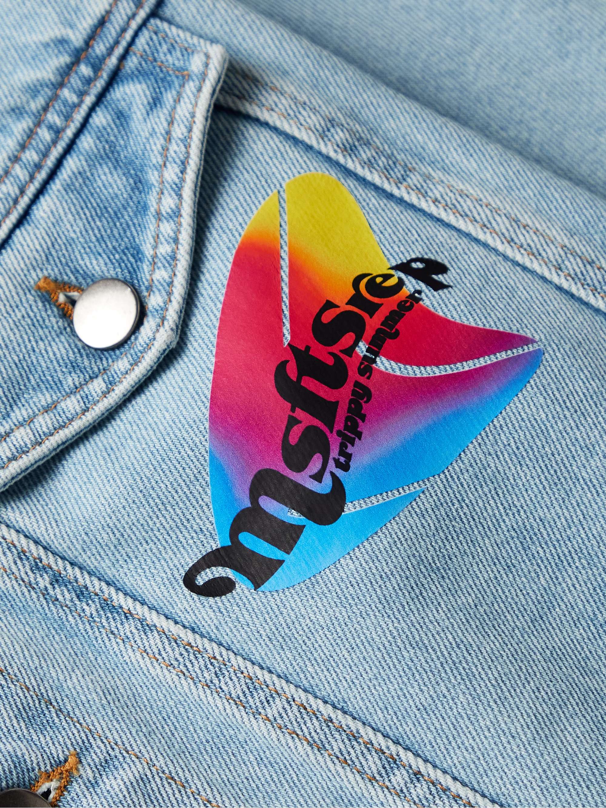 MSFTSREP Logo-Print Denim Jacket