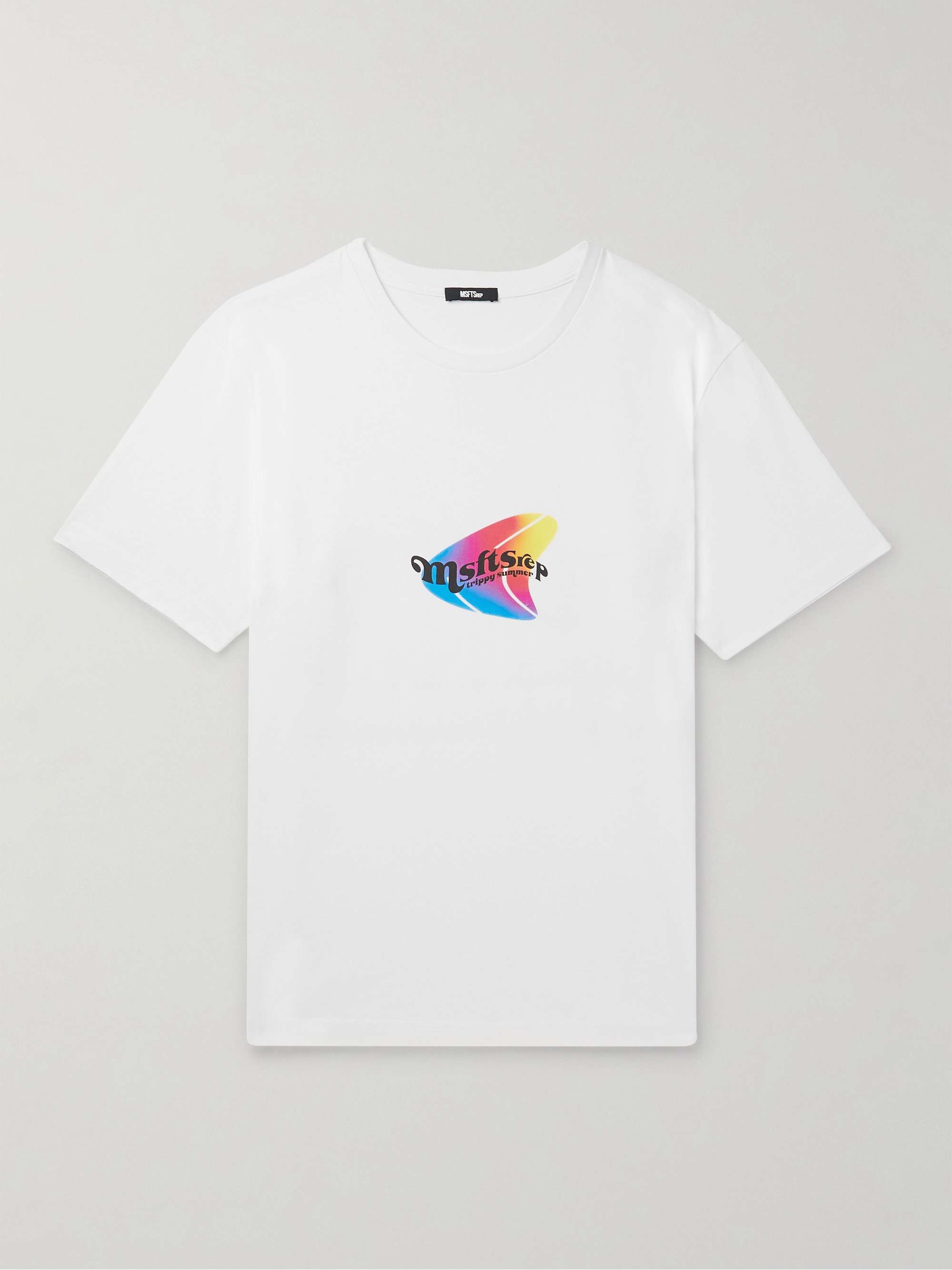 MSFTSREP Logo-Print Cotton-Jersey T-Shirt for Men | MR PORTER