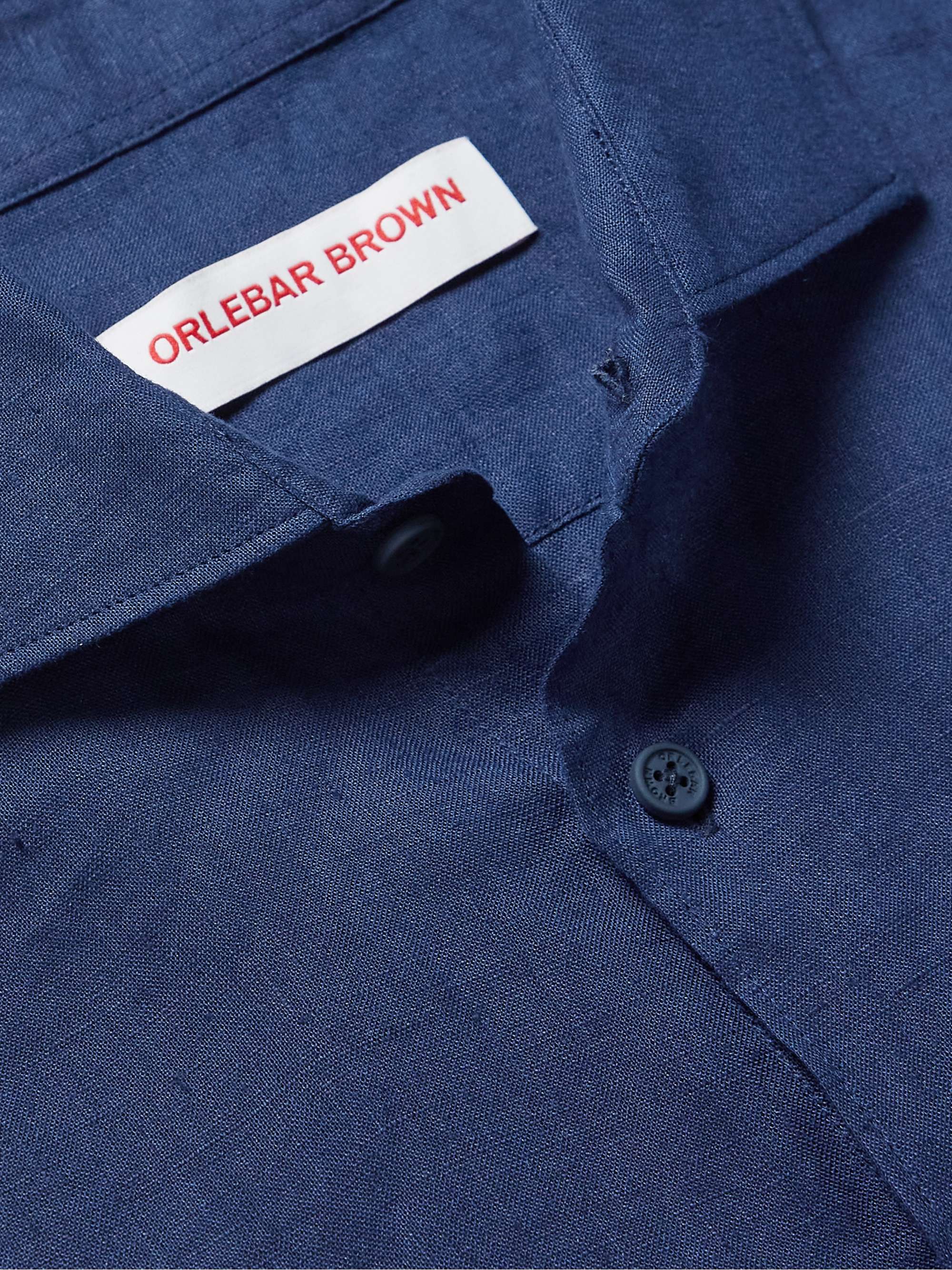 ORLEBAR BROWN Giles Slim-Fit Linen Shirt