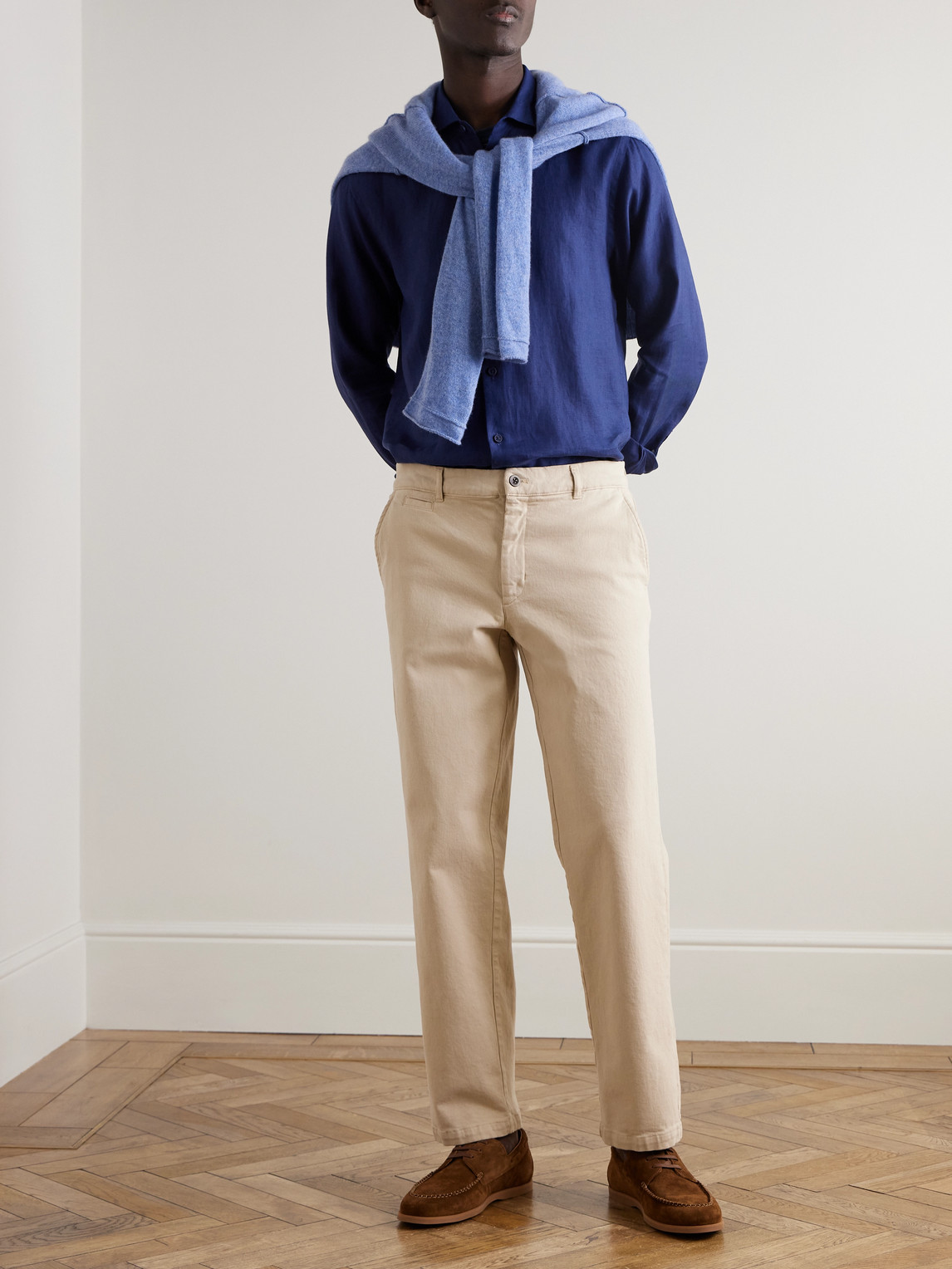 Giles Slim-Fit Linen Shirt — 2