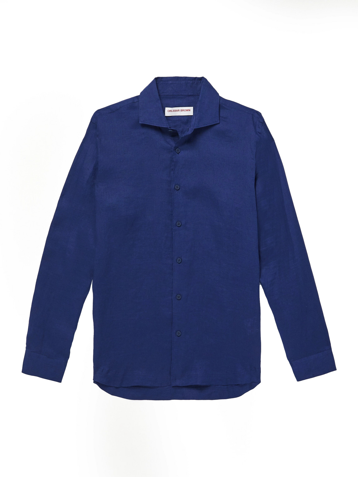 Orlebar Brown - Giles Slim-Fit Linen Shirt - Men - Blue - M