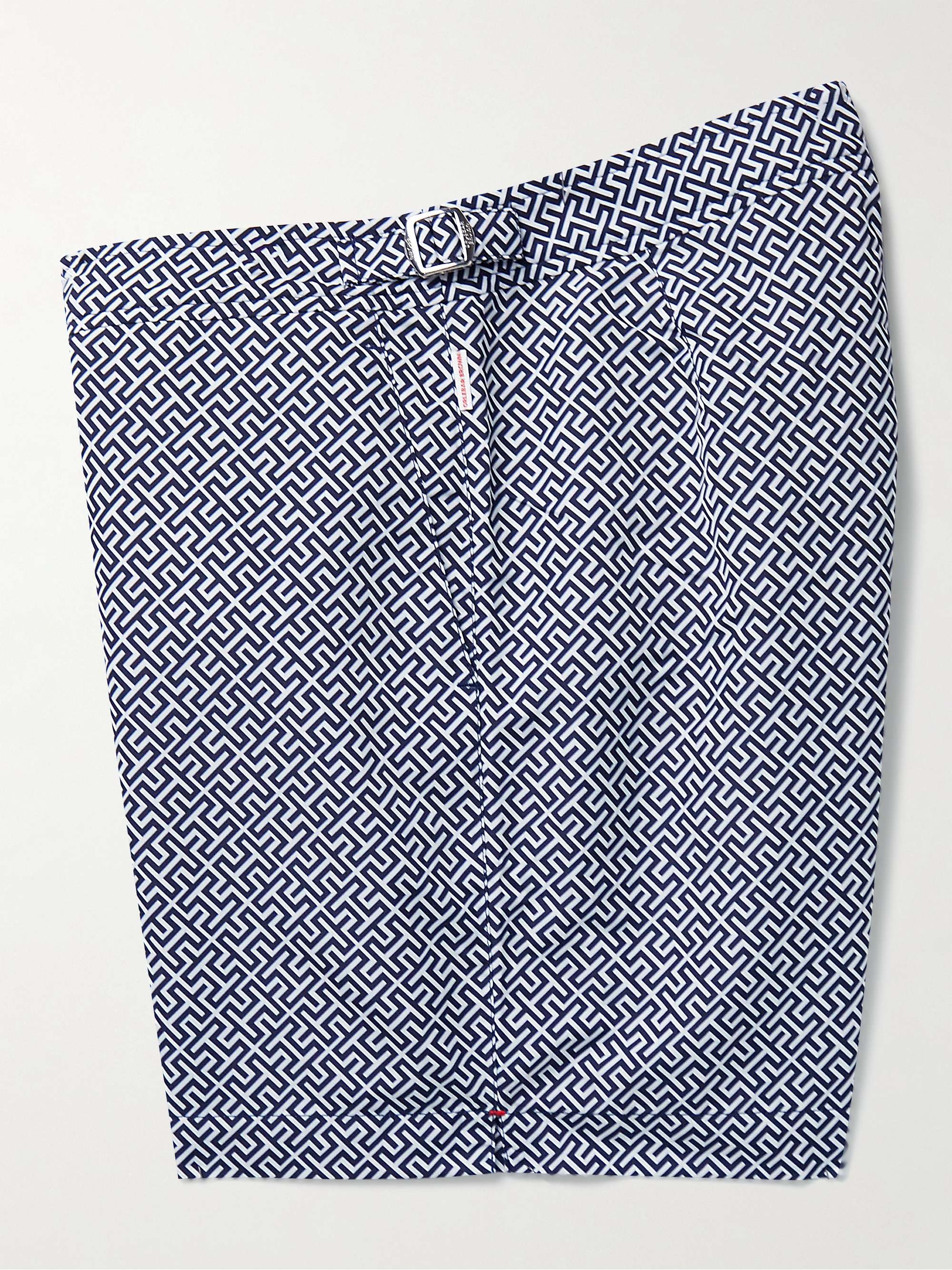 ORLEBAR BROWN Bulldog Straight-Leg Mid-Length Printed Swim Shorts