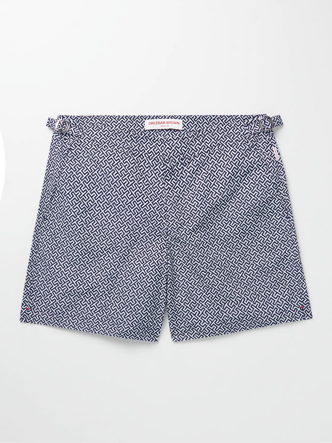 Orlebar Brown - Bulldog Straight-Leg Mid-Length Printed Swim Shorts - Men - Blue - 30