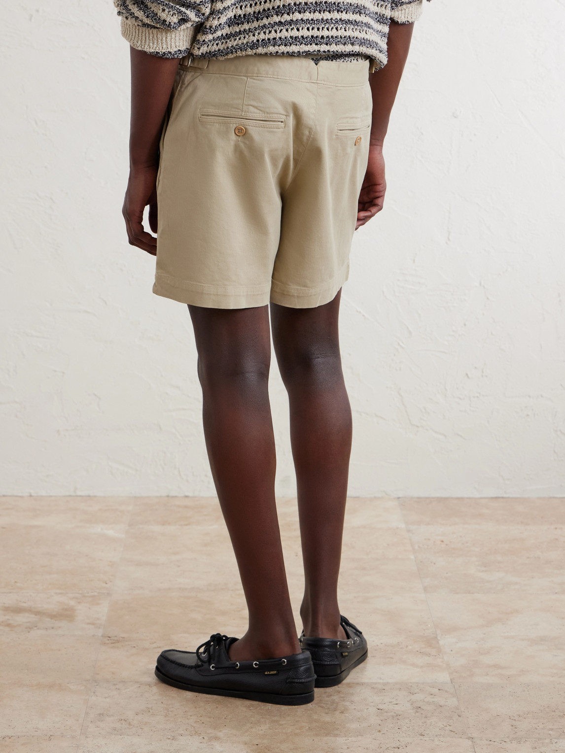  Orlebar Brown - Bulldog Slim-fit Straight-leg Stretch-cotton Twill Shorts - Men - Neutrals - Uk/us 28 