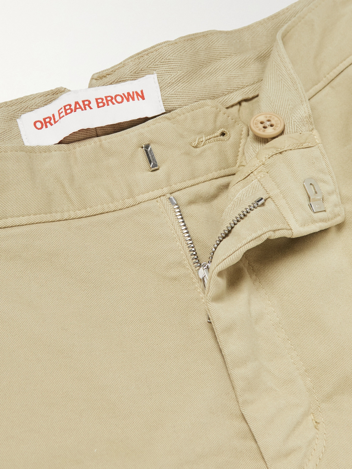 Bulldog Slim-Fit Straight-Leg Stretch-Cotton Twill Shorts