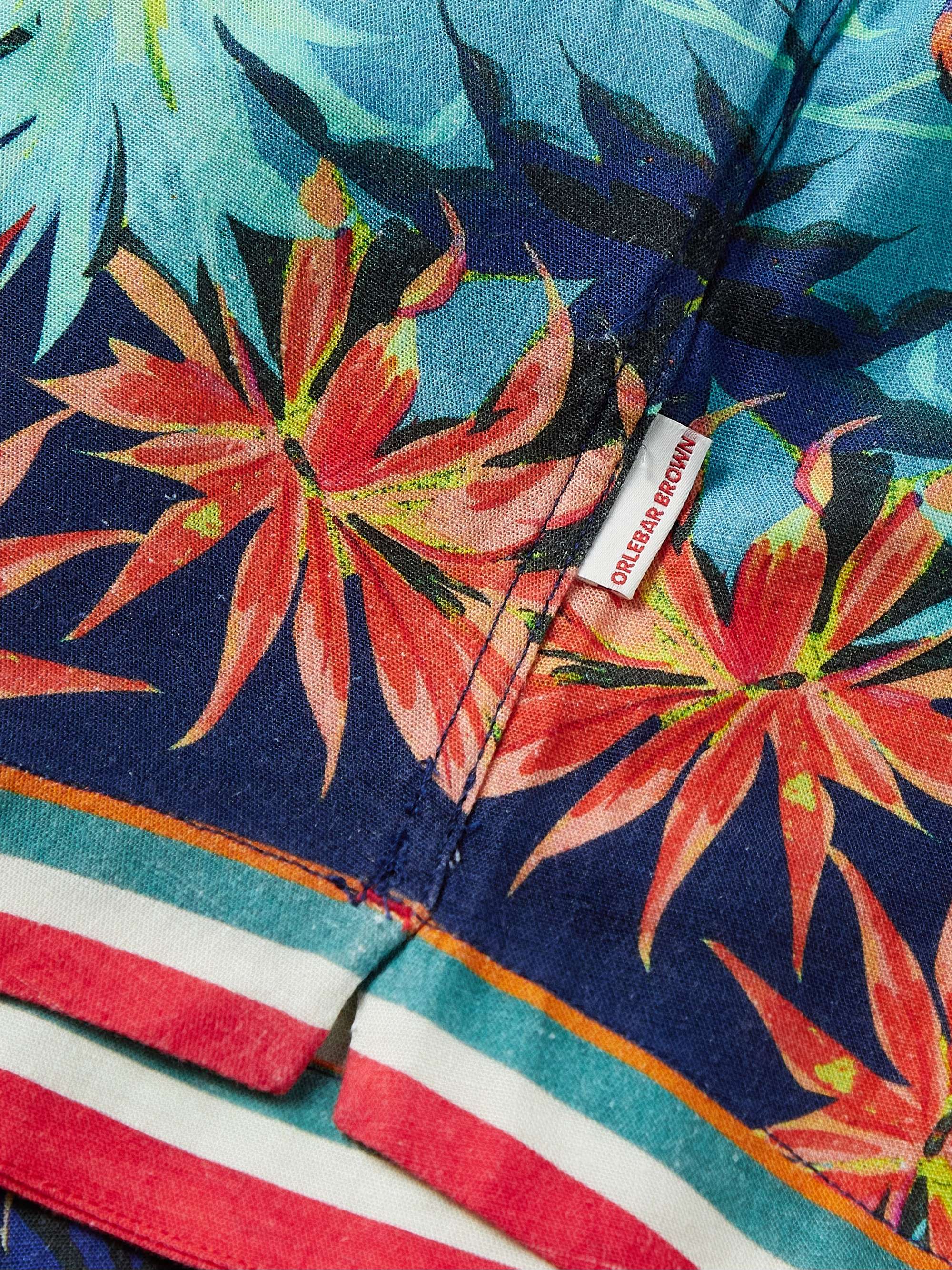 ORLEBAR BROWN Ridley Floral-Print Woven Shirt