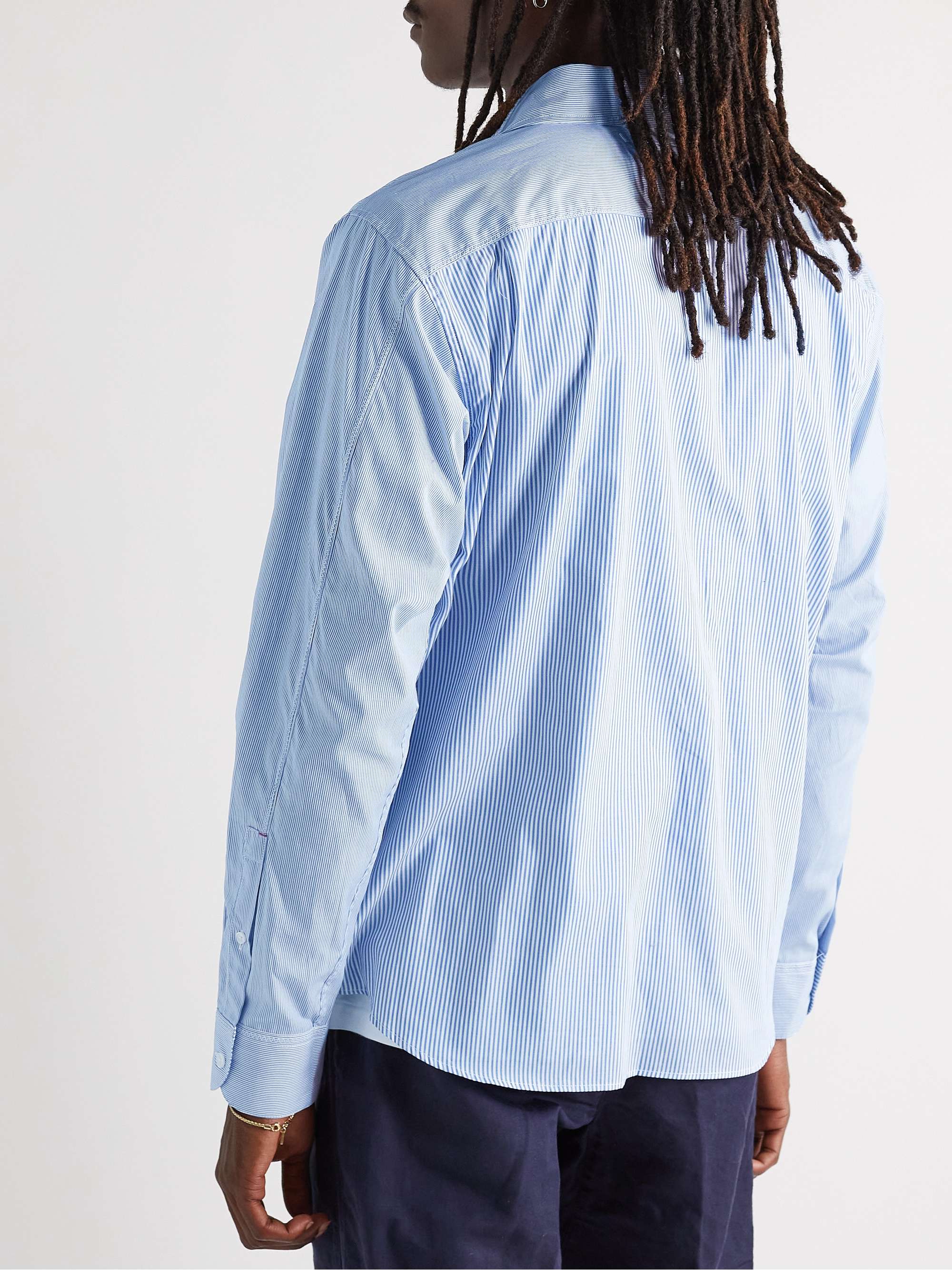 ORLEBAR BROWN Grasmoor Striped Cotton Shirt