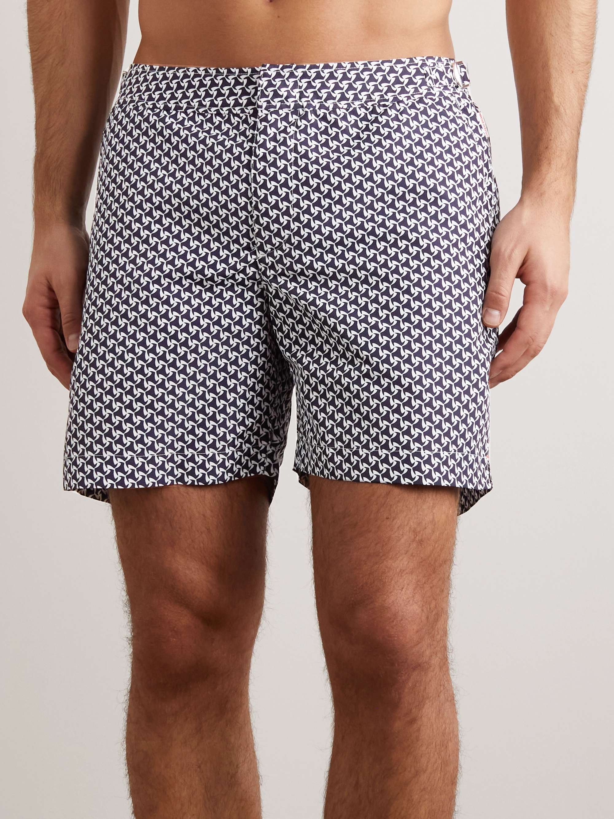 ORLEBAR BROWN Bulldog Mid-Length Printed Recycled Swim Shorts