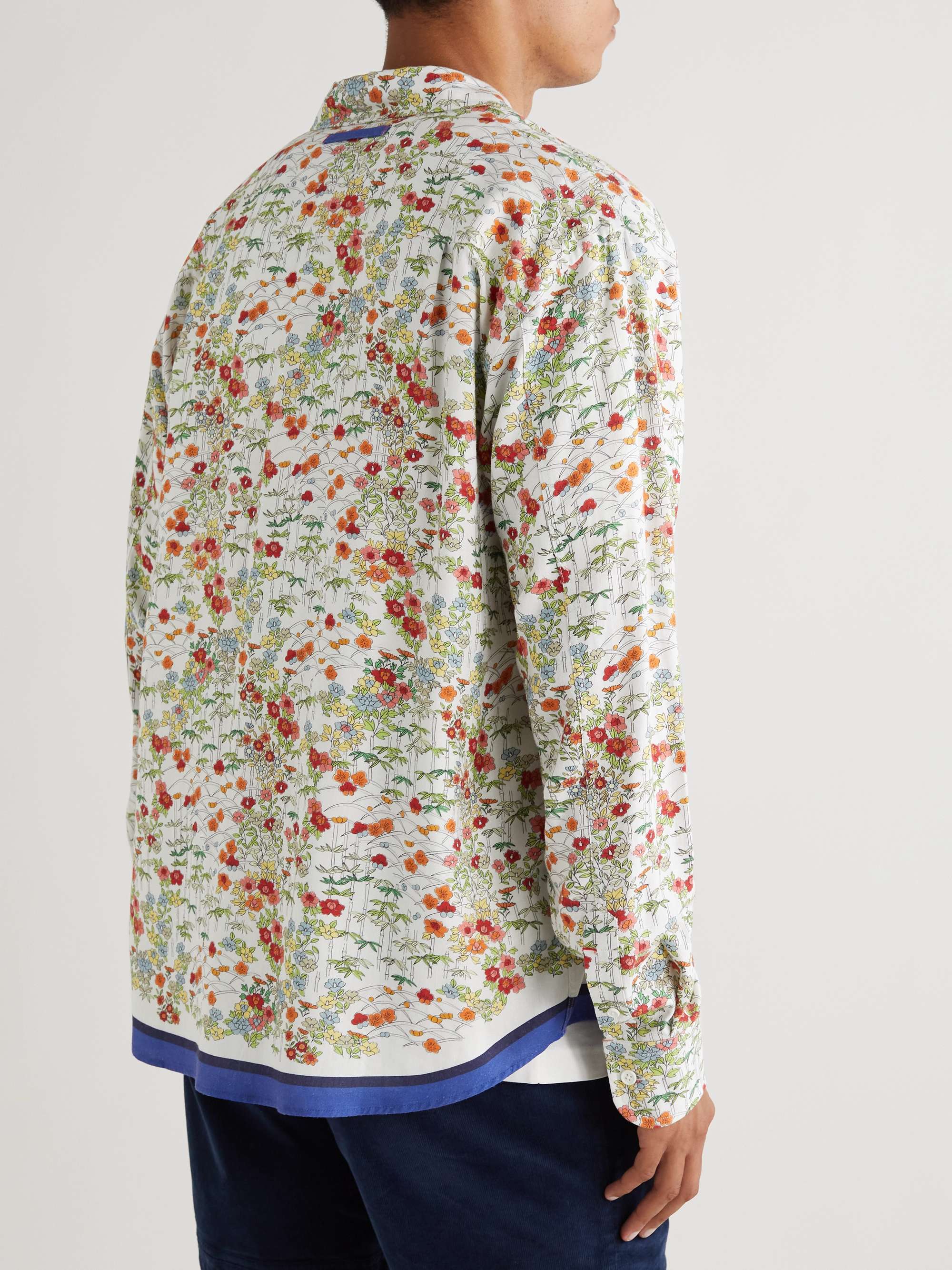 ORLEBAR BROWN Grasmoor Floral-Print Voile Shirt