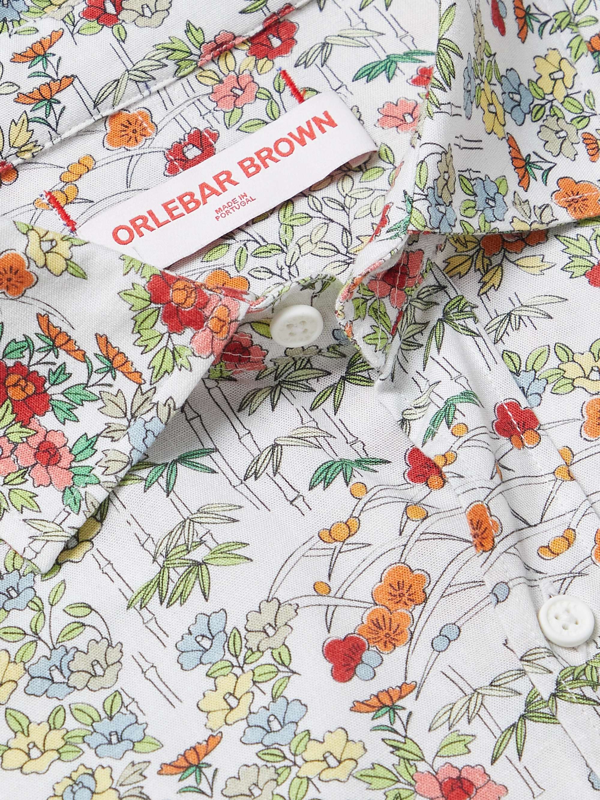 ORLEBAR BROWN Grasmoor Floral-Print Voile Shirt
