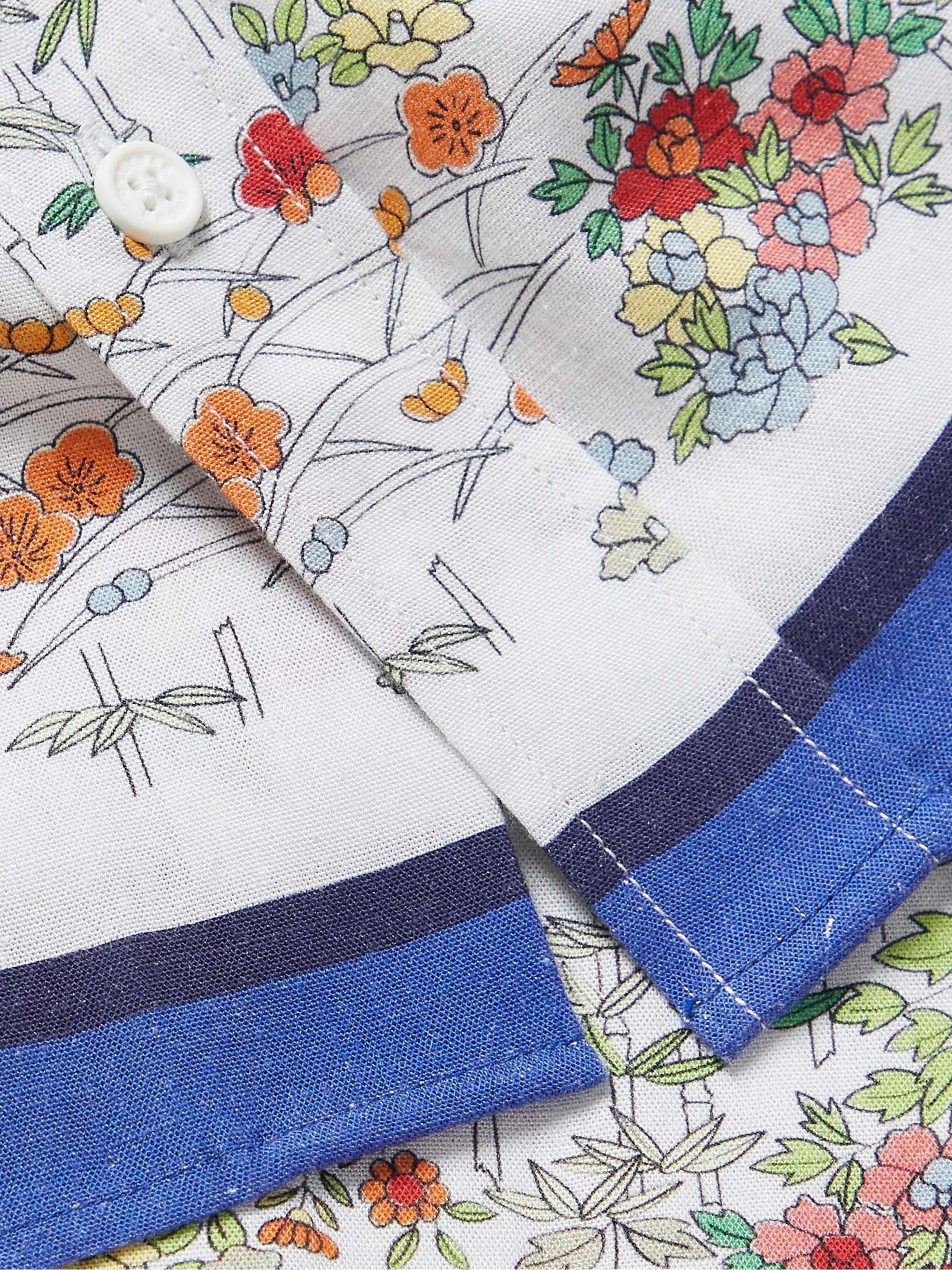 ORLEBAR BROWN Grasmoor Floral-Print Voile Shirt
