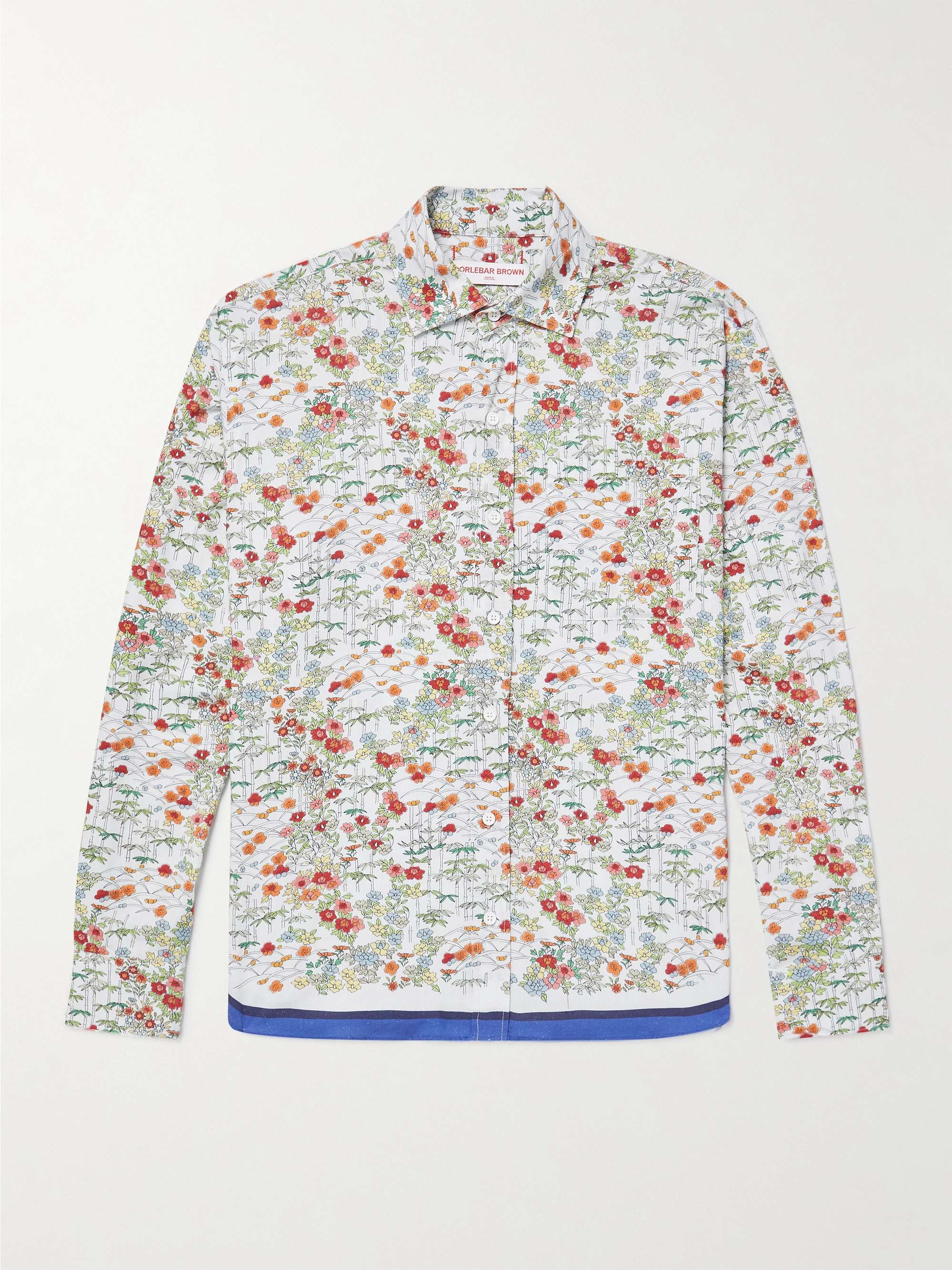 ORLEBAR BROWN Grasmoor Floral-Print Voile Shirt