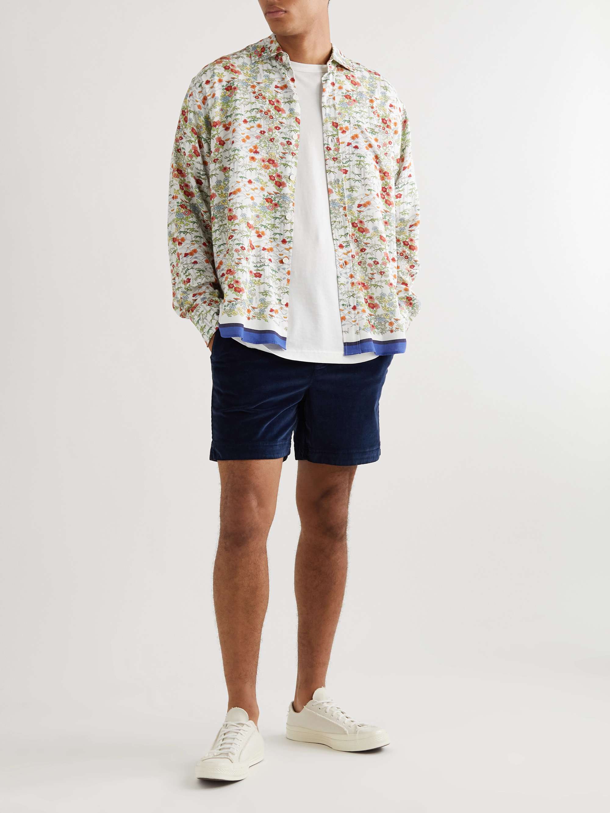 ORLEBAR BROWN Grasmoor Floral-Print Voile Shirt