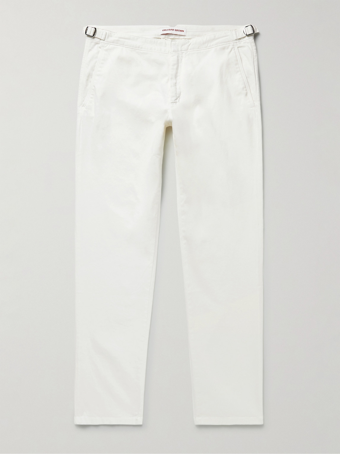 Orlebar Brown Fallon Straight-Leg Cotton-Blend Twill Trousers - Men