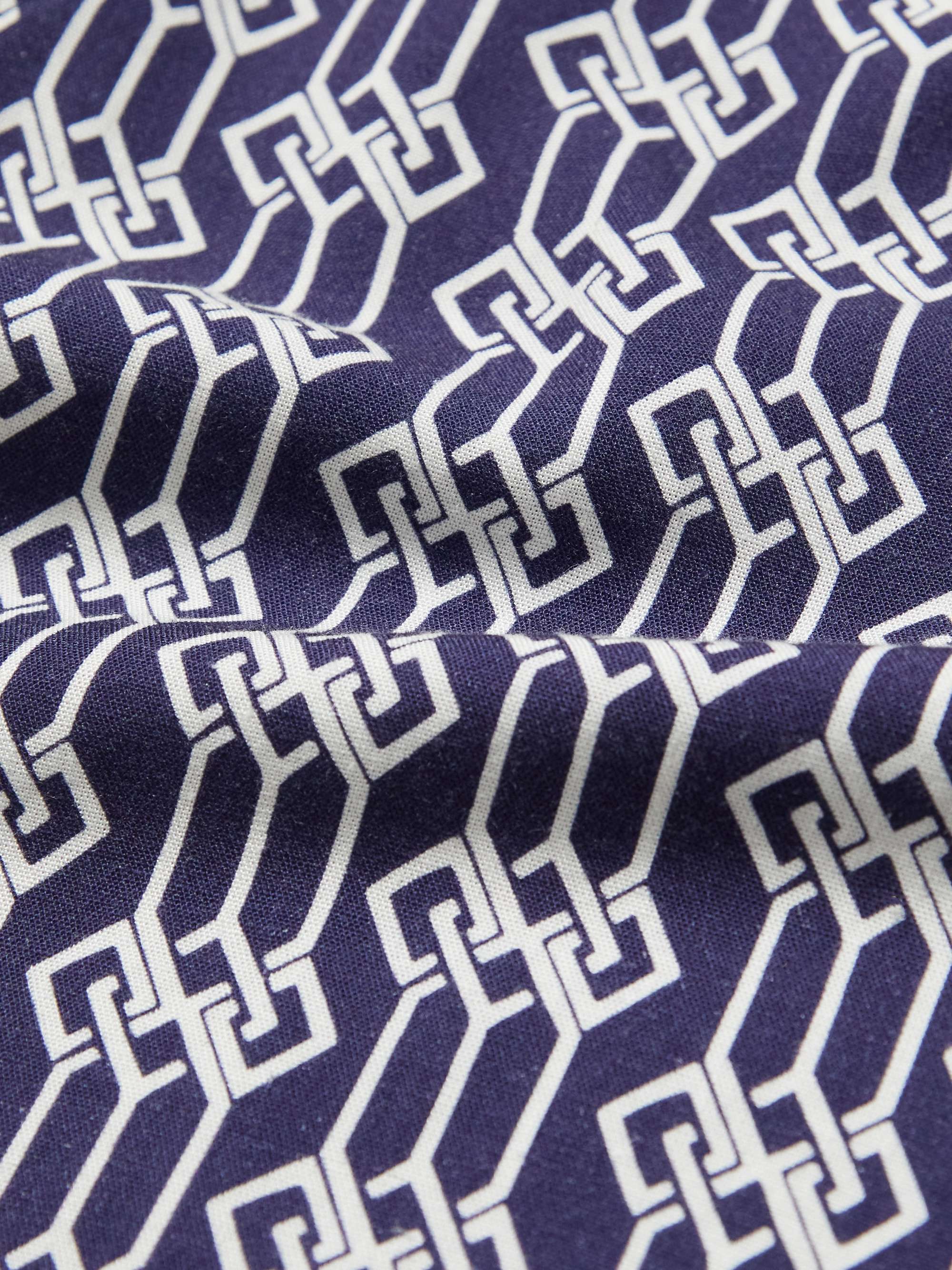 ORLEBAR BROWN Travis Waypoint Camp-Collar Printed Voile Shirt