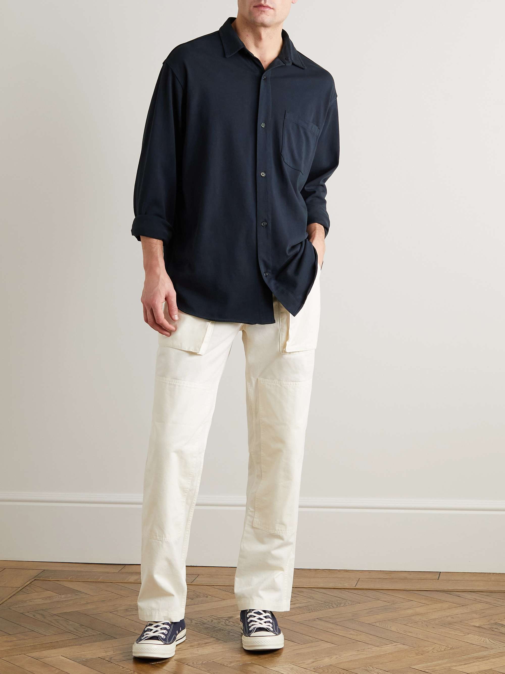 NINETY PERCENT Organic Cotton-Jersey Shirt for Men | MR PORTER