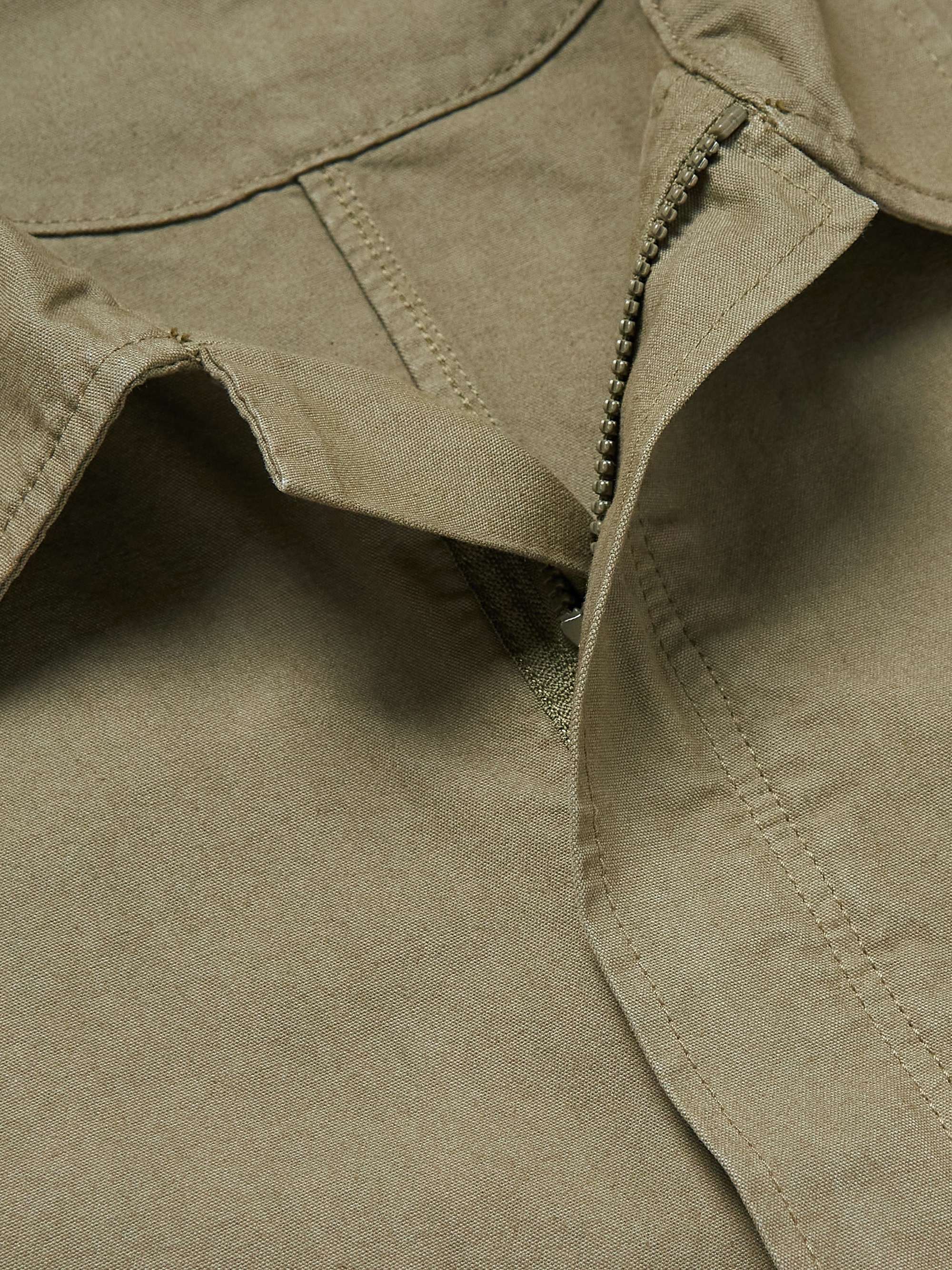 NINETY PERCENT Warren Organic Cotton-Canvas Overshirt for Men | MR PORTER