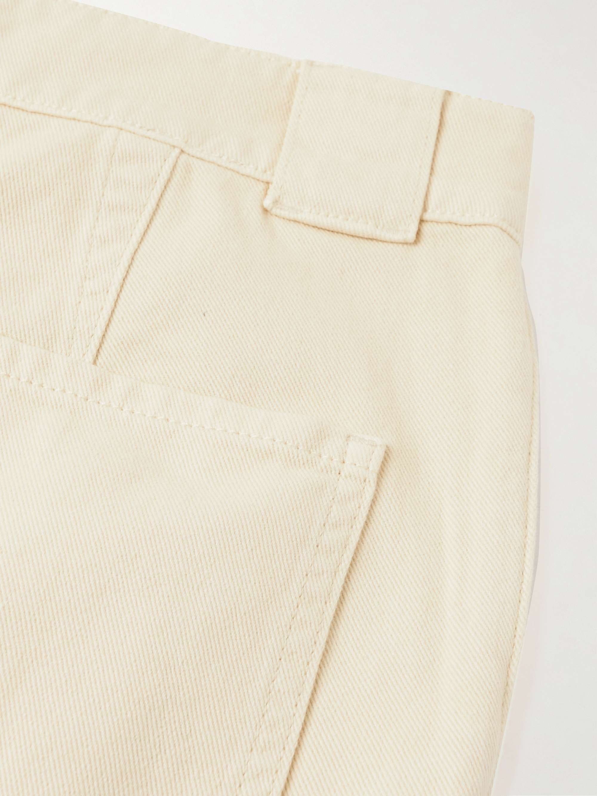 NINETY PERCENT Straight-Leg Cotton-Twill Chinos