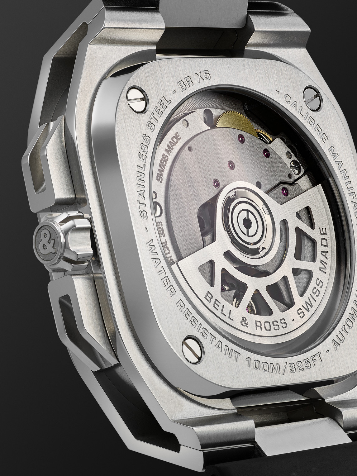  Bell & Ross - Br-x5 Automatic Chronometer 41mm Steel And Rubber Watch, Ref. No. Brx5r-bl-st/srb - Men - Black 