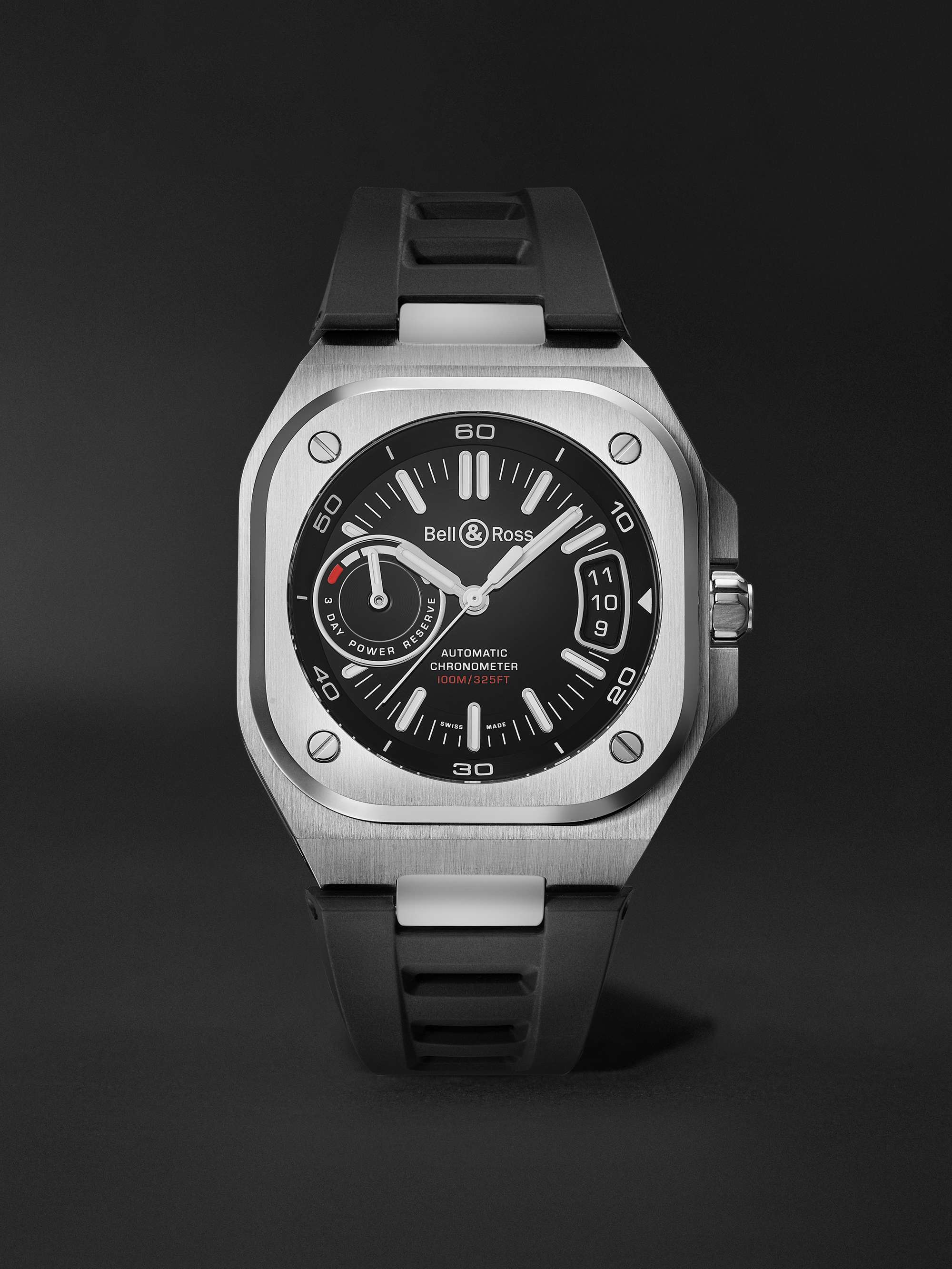 BELL & ROSS BR 05 Alpine Automatic Chronograph 42mm Stainless