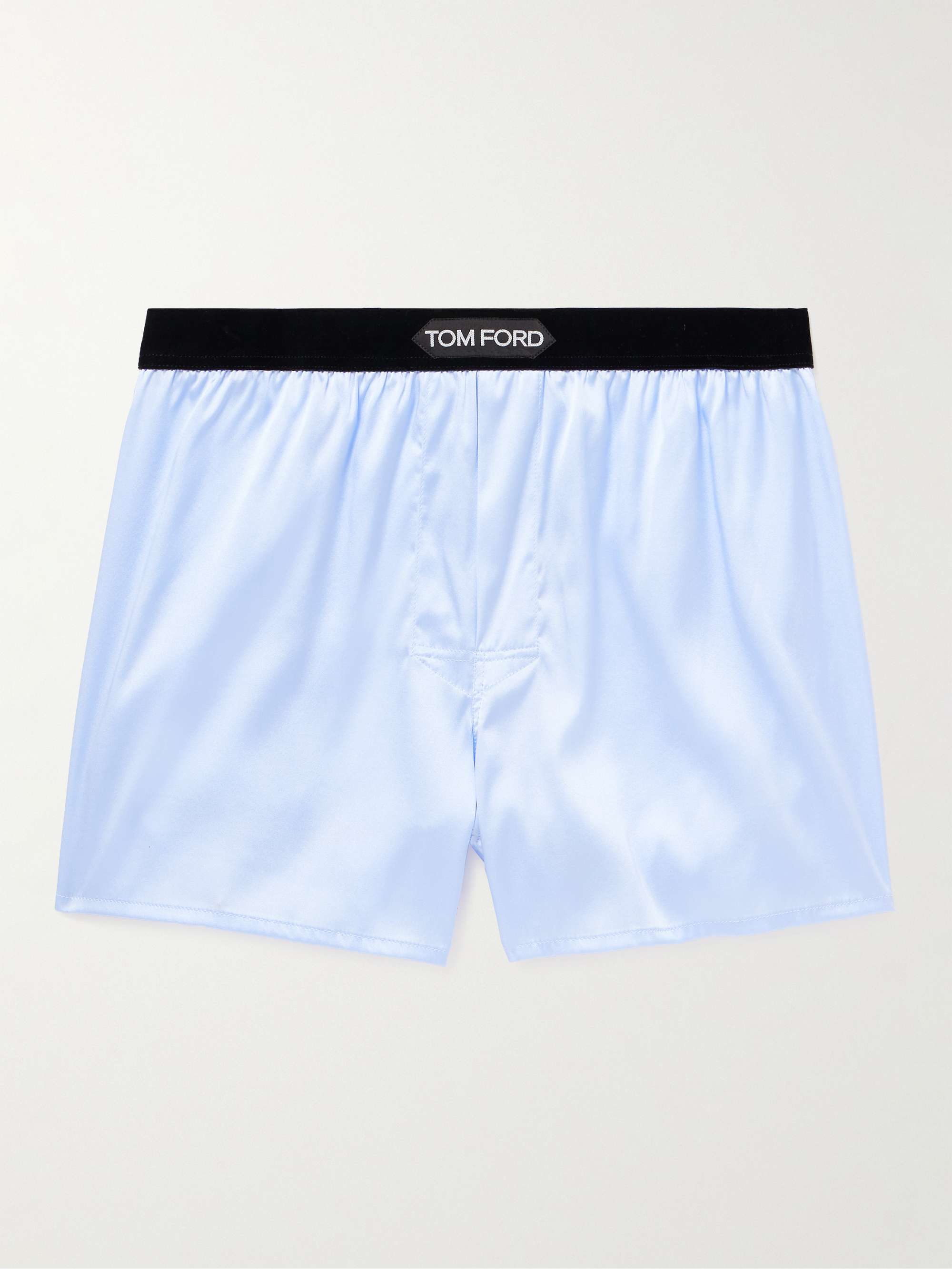 TOM FORD Stretch-Silk Satin Boxers for Men | MR PORTER