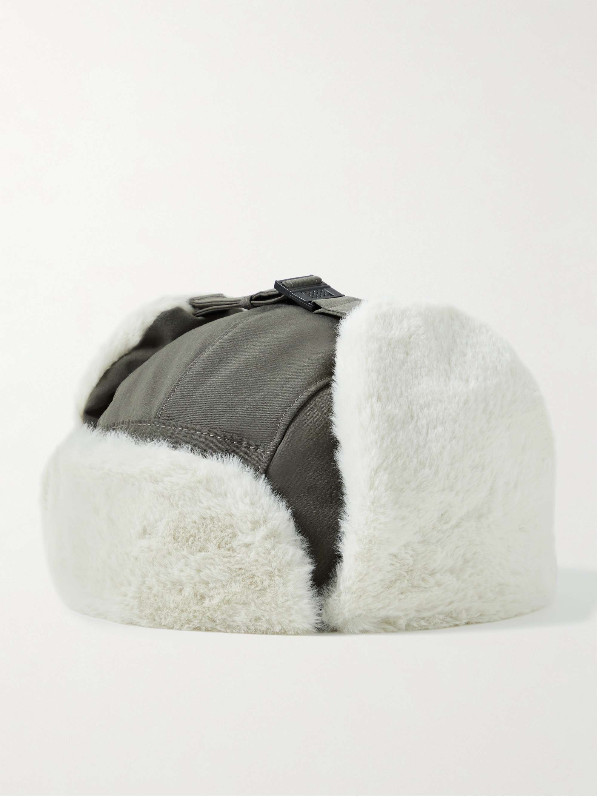 SNOW PEAK Takibi Faux Fur-Trimmed Aramid-Canvas Hat
