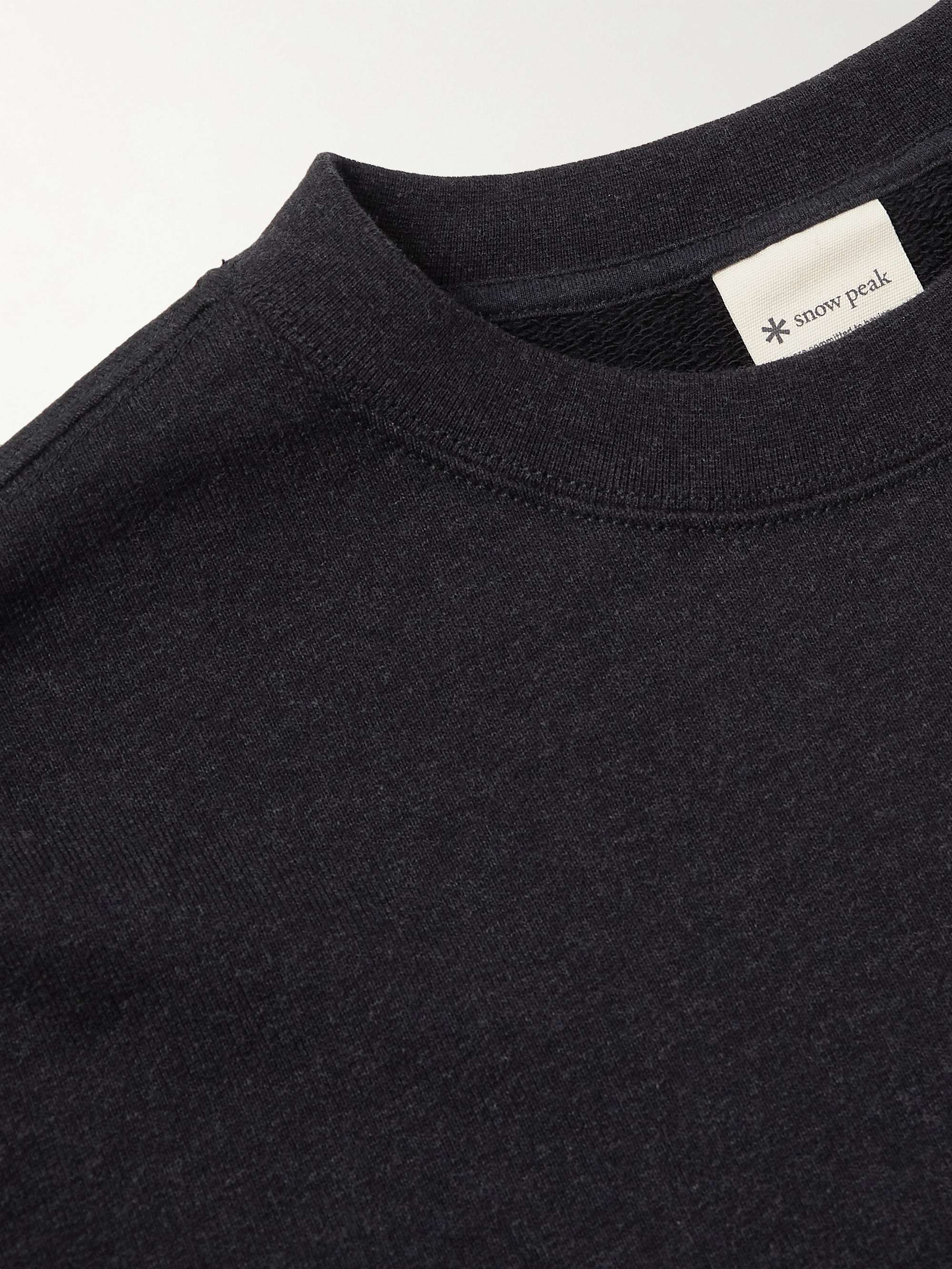 SNOW PEAK Recycled Cotton-Jersey Sweatshirt