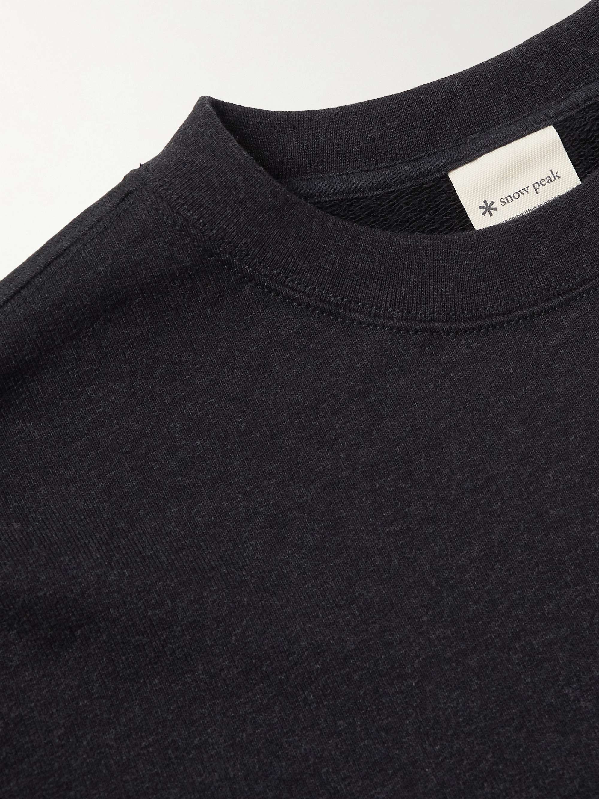 SNOW PEAK Recycled Cotton-Jersey Sweatshirt for Men | MR PORTER