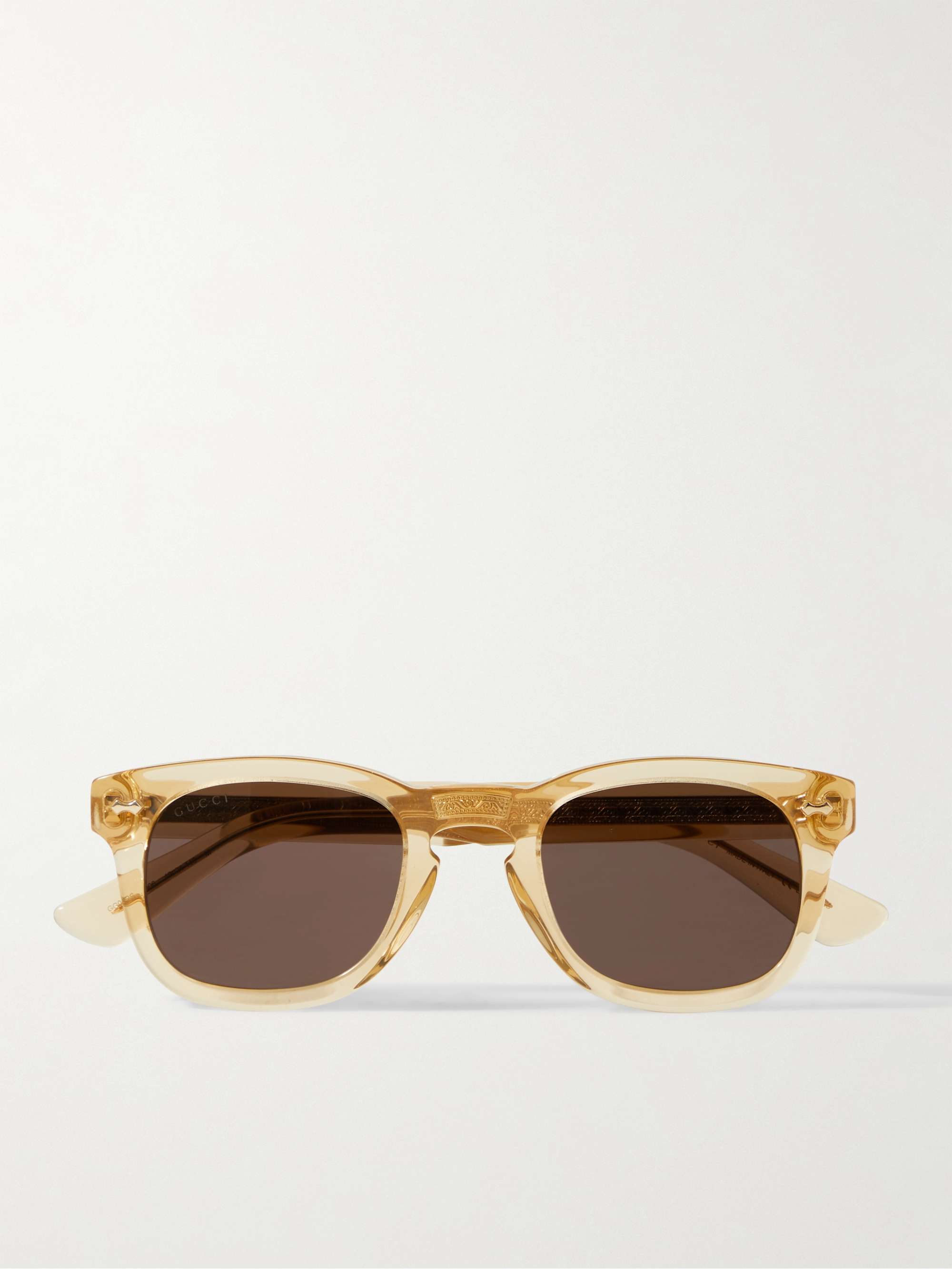 venstre mager Moderat GUCCI EYEWEAR D-Frame Acetate Sunglasses for Men | MR PORTER