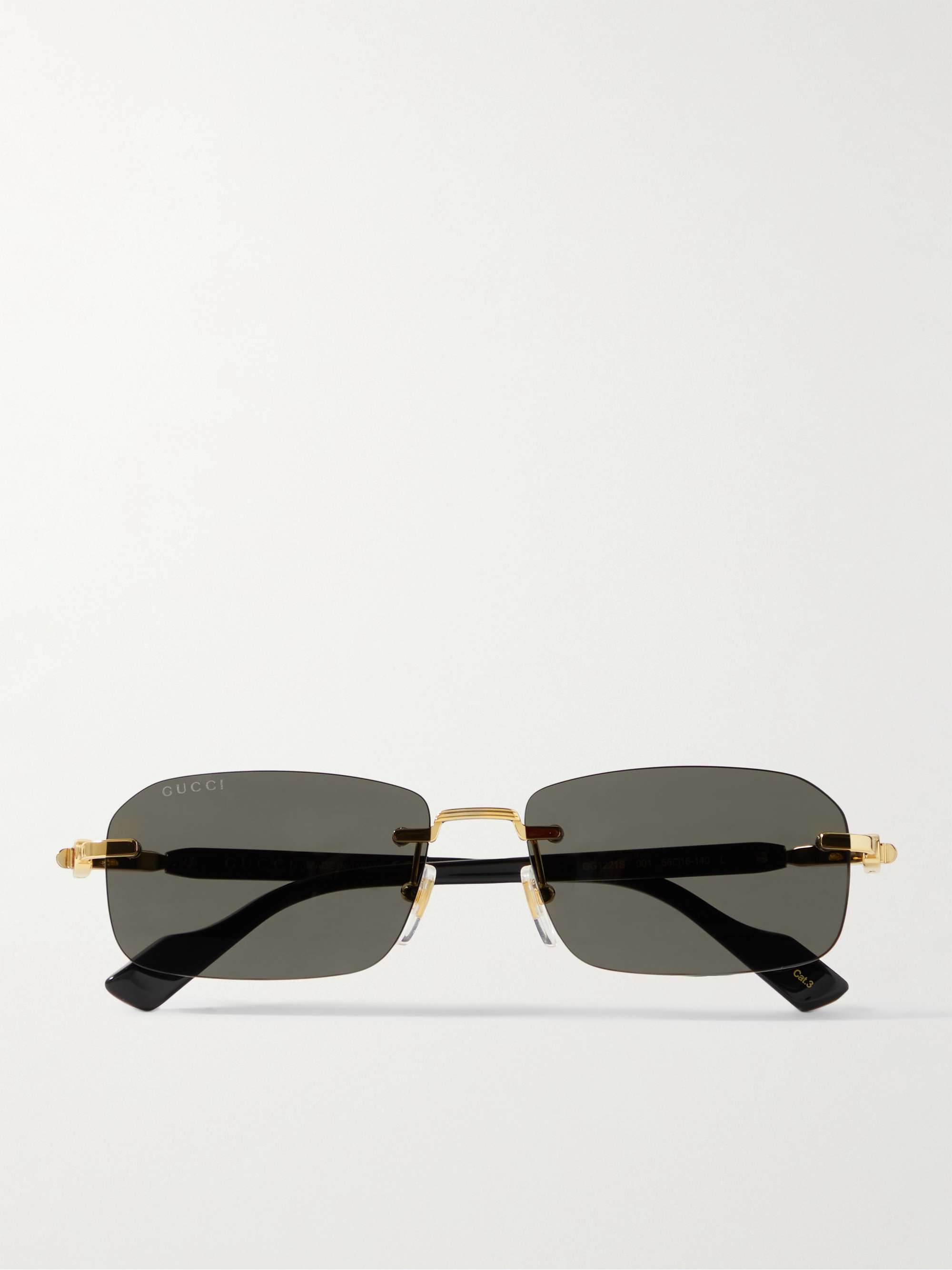 Mens gold gucci clearance eyeglass frames