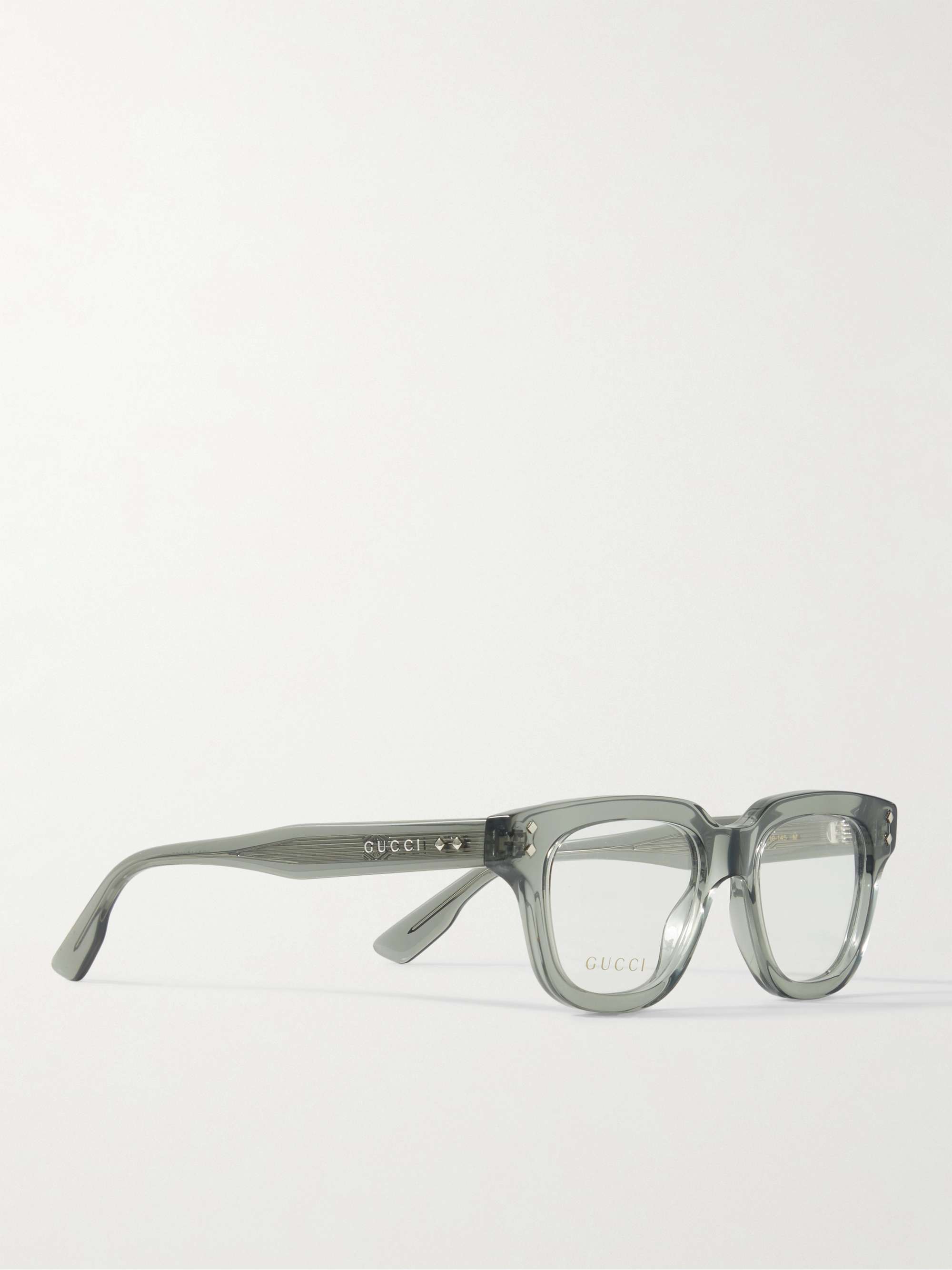 GUCCI EYEWEAR Nouvelle D-Frame Acetate Optical Glasses