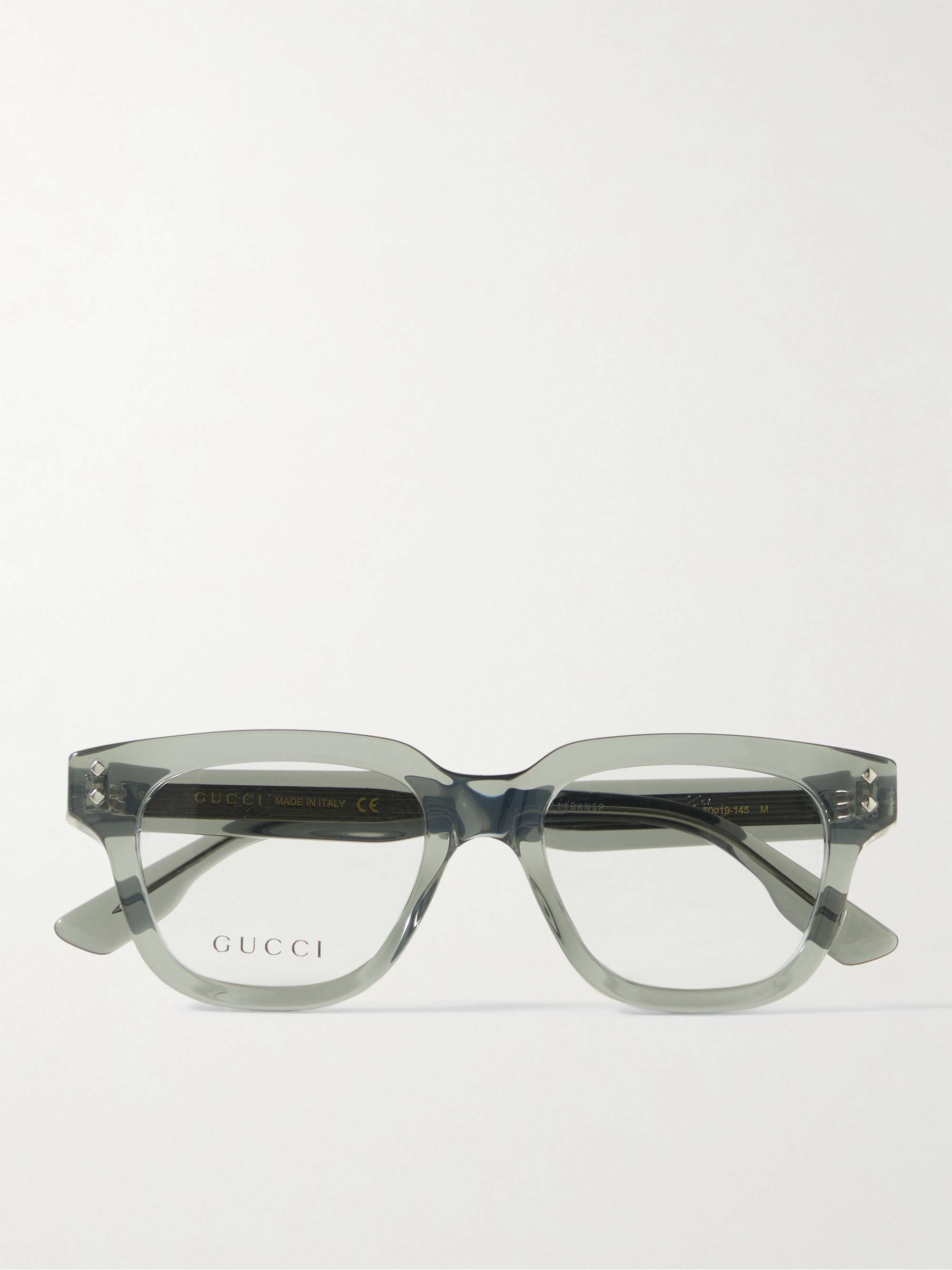 GUCCI EYEWEAR Nouvelle D-Frame Acetate Optical Glasses