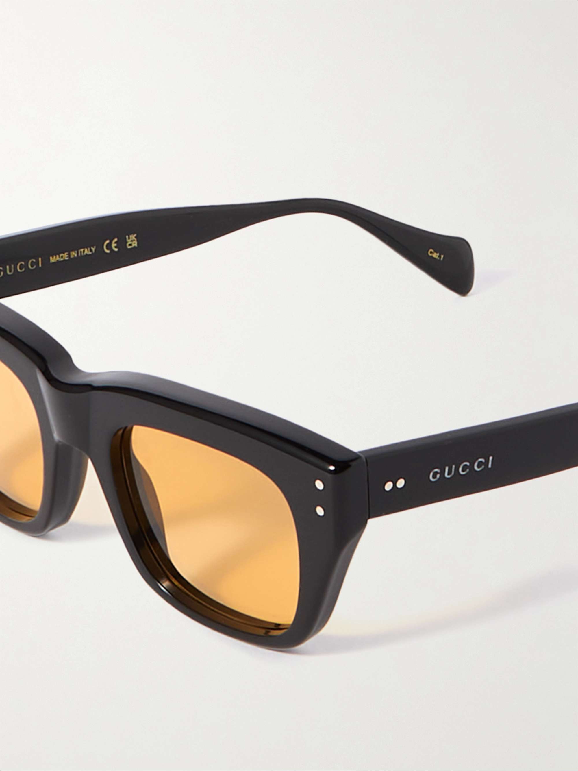 Square-Frame Acetate Sunglasses