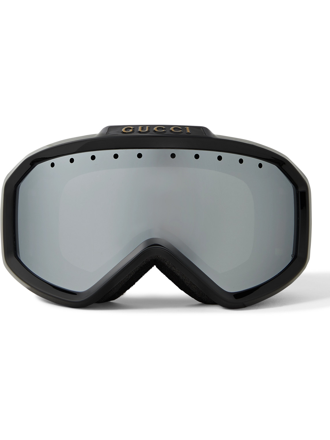 GUCCI WEBBING-TRIMMED SKI GOGGLES