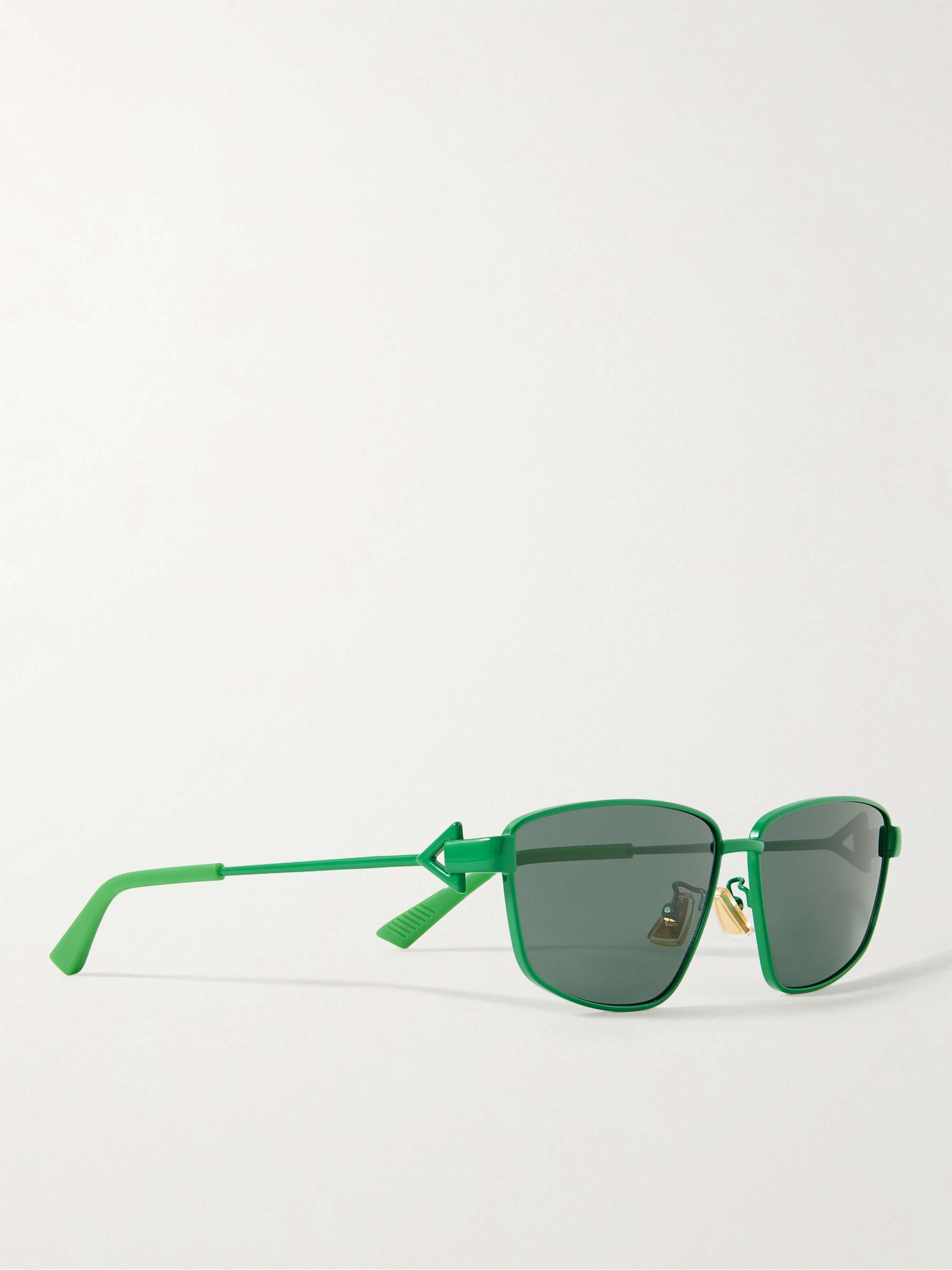 BOTTEGA VENETA EYEWEAR نظارات شمسية من المعدن بإطار على شكل حرف D