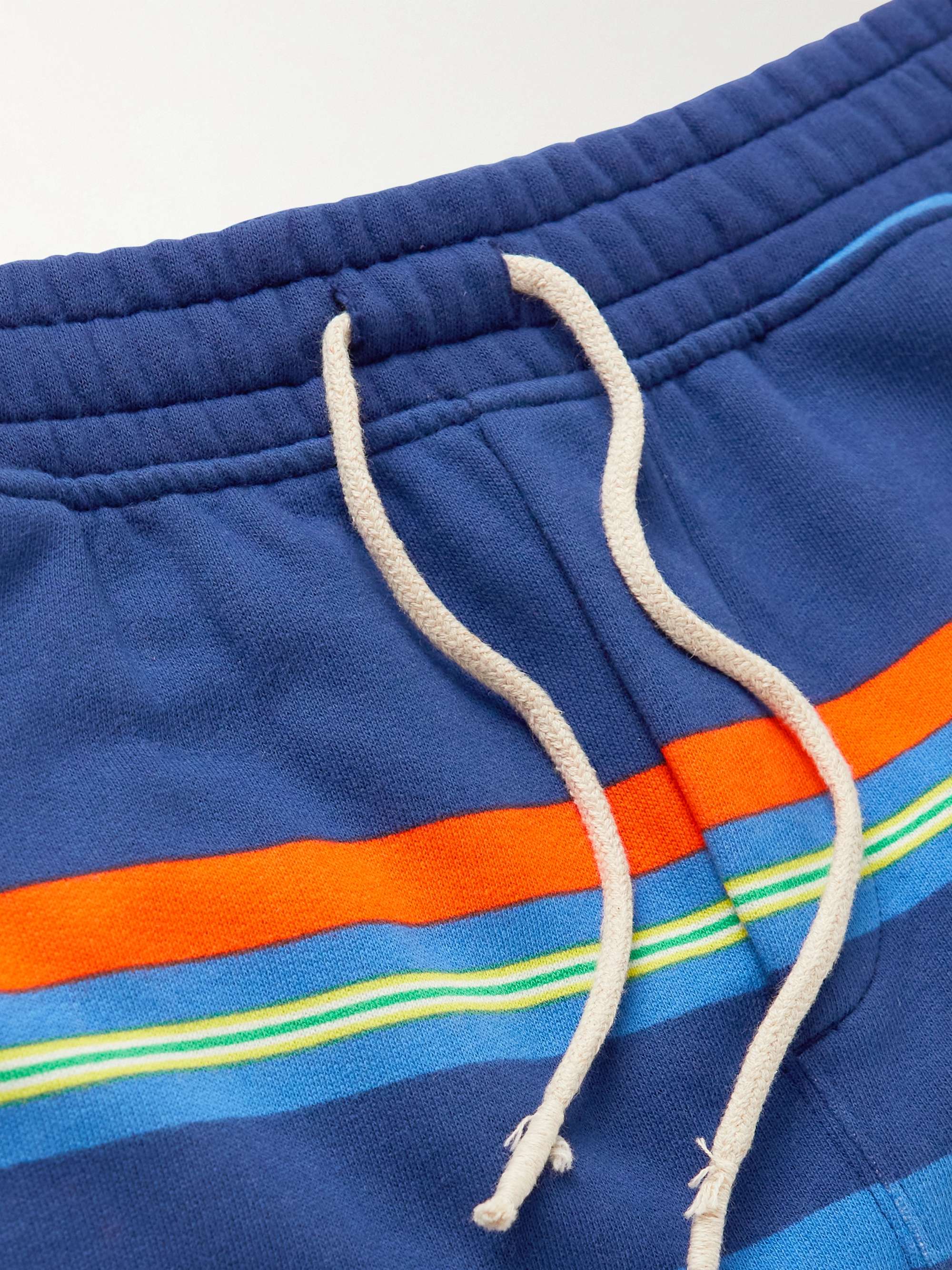 POLO RALPH LAUREN StraightLeg Striped CottonBlend Jersey Drawstring