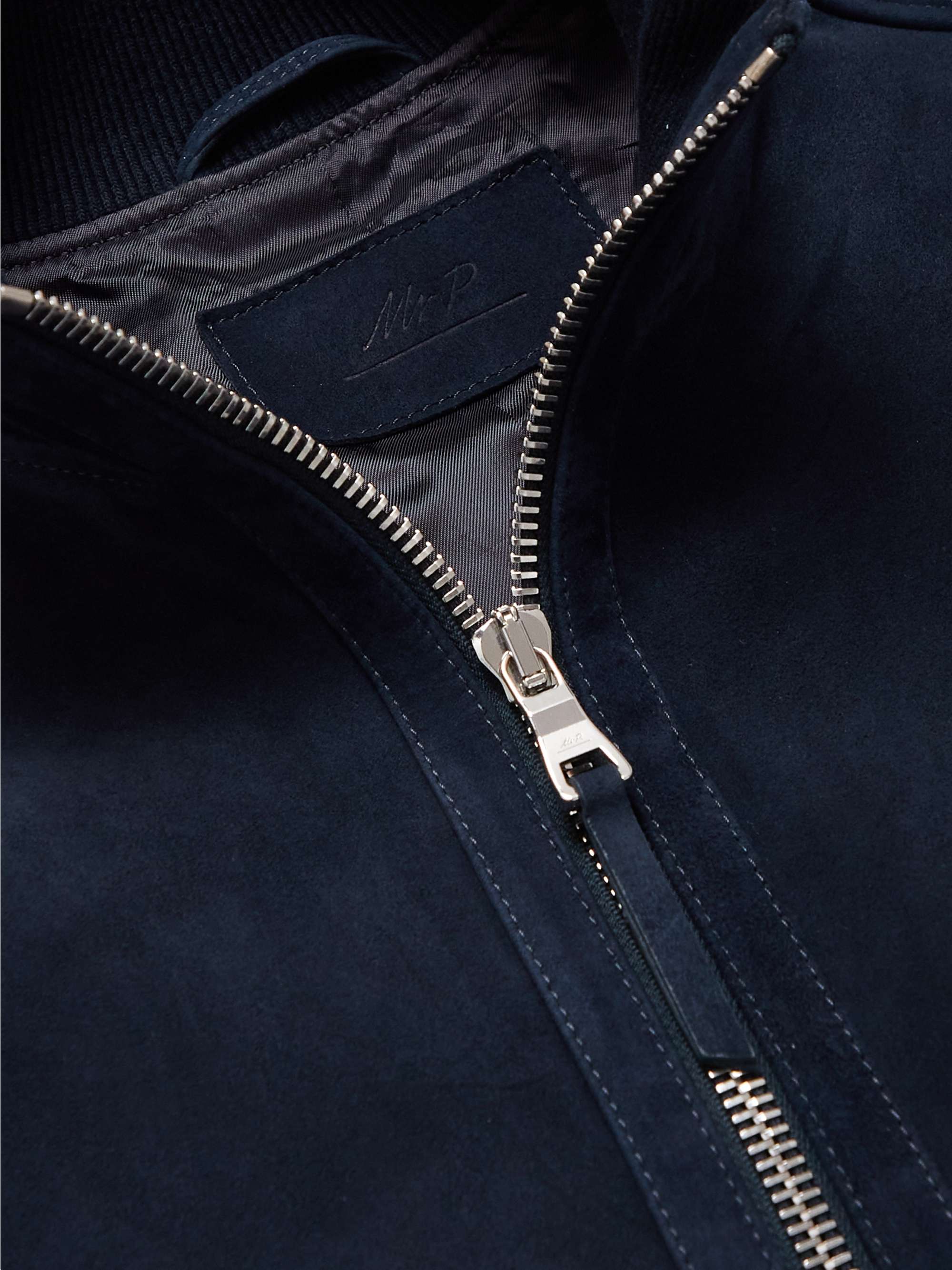 MR P. Suede Bomber Jacket