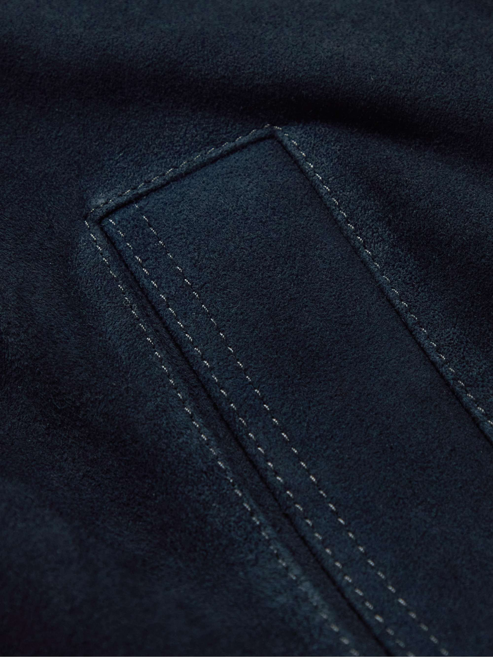 MR P. Suede Bomber Jacket