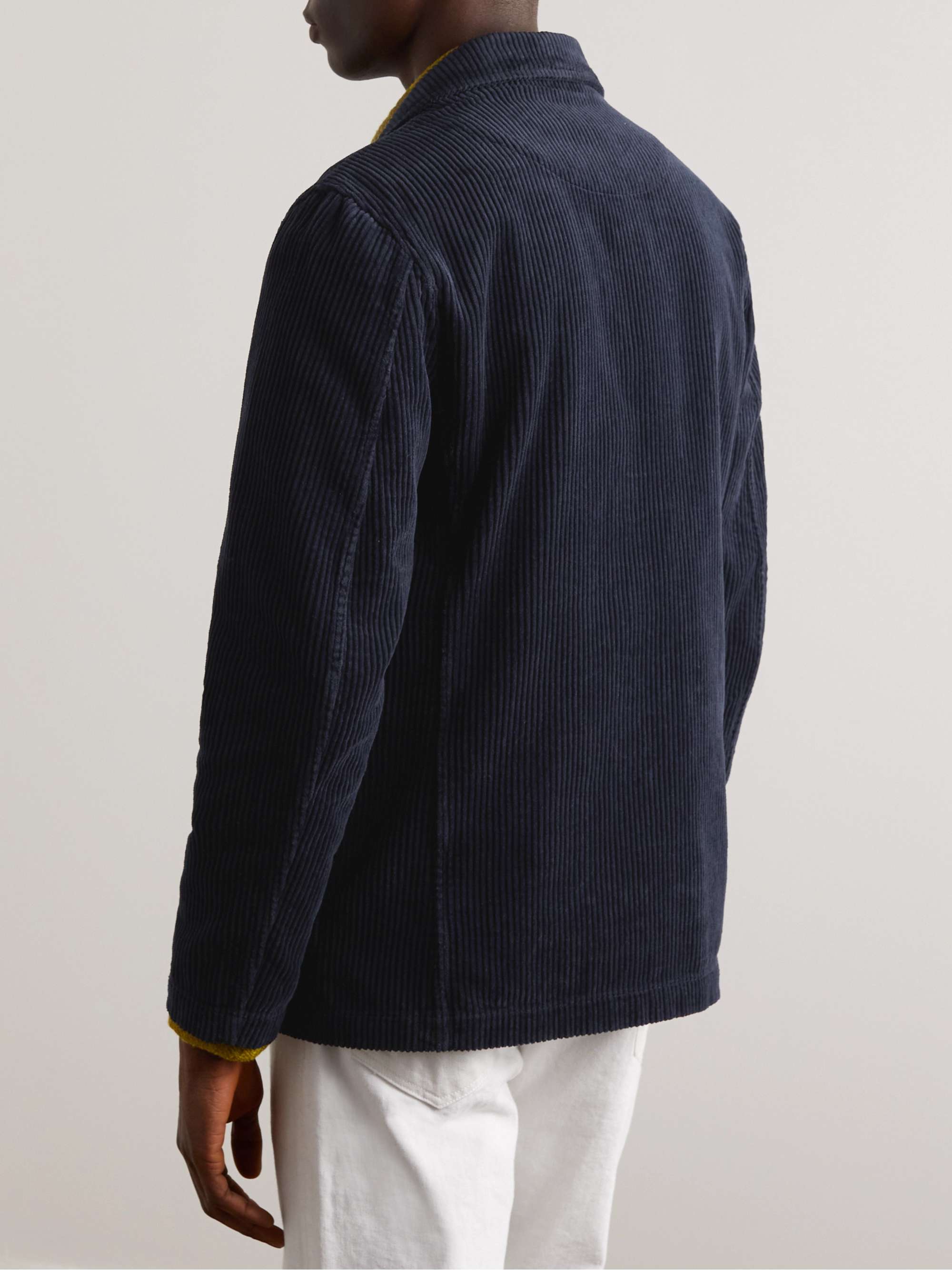 MR P. Garment-Dyed Unstructured Cotton-Corduroy Blazer