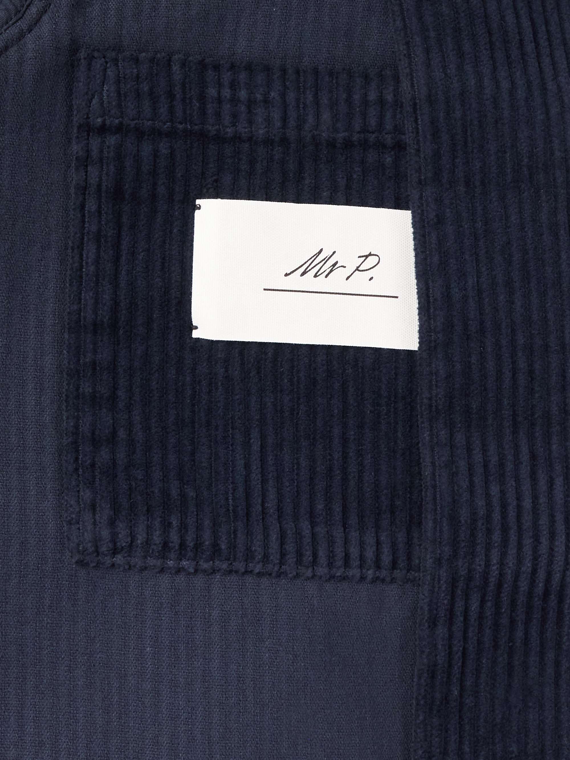 MR P. Garment-Dyed Unstructured Cotton-Corduroy Blazer