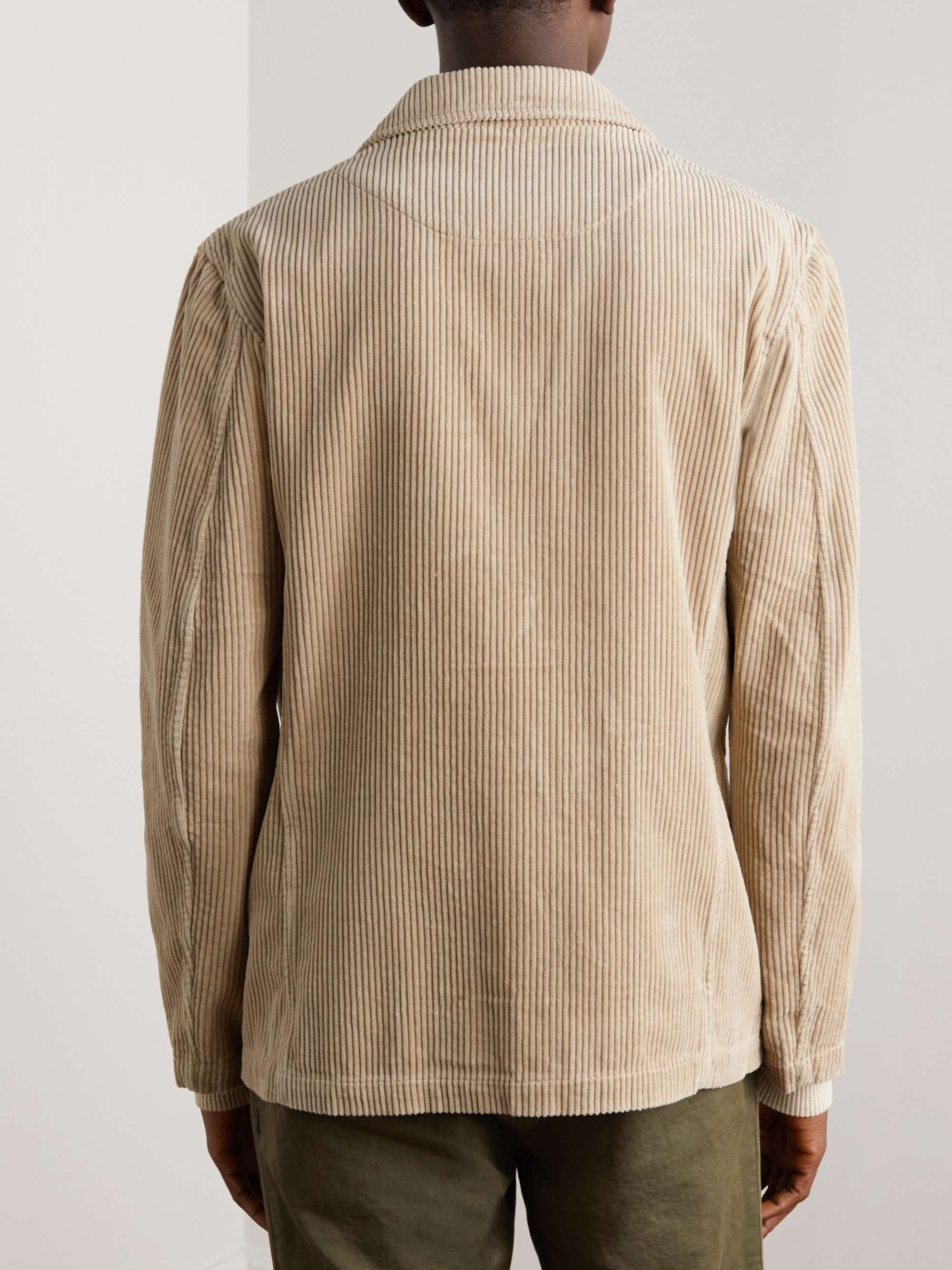 MR P. Garment-Dyed Unstructured Cotton-Corduroy Blazer