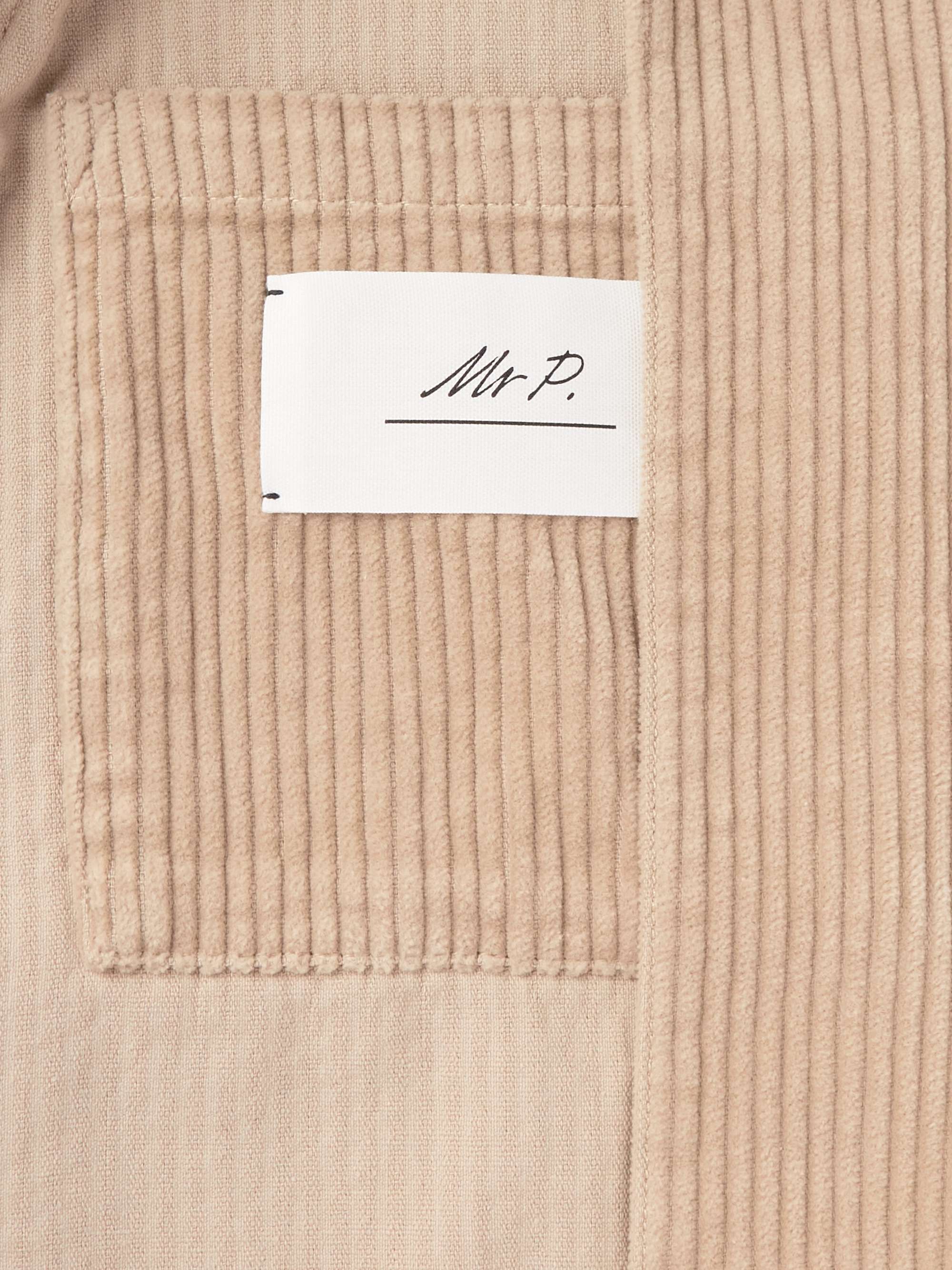 MR P. Garment-Dyed Unstructured Cotton-Corduroy Blazer