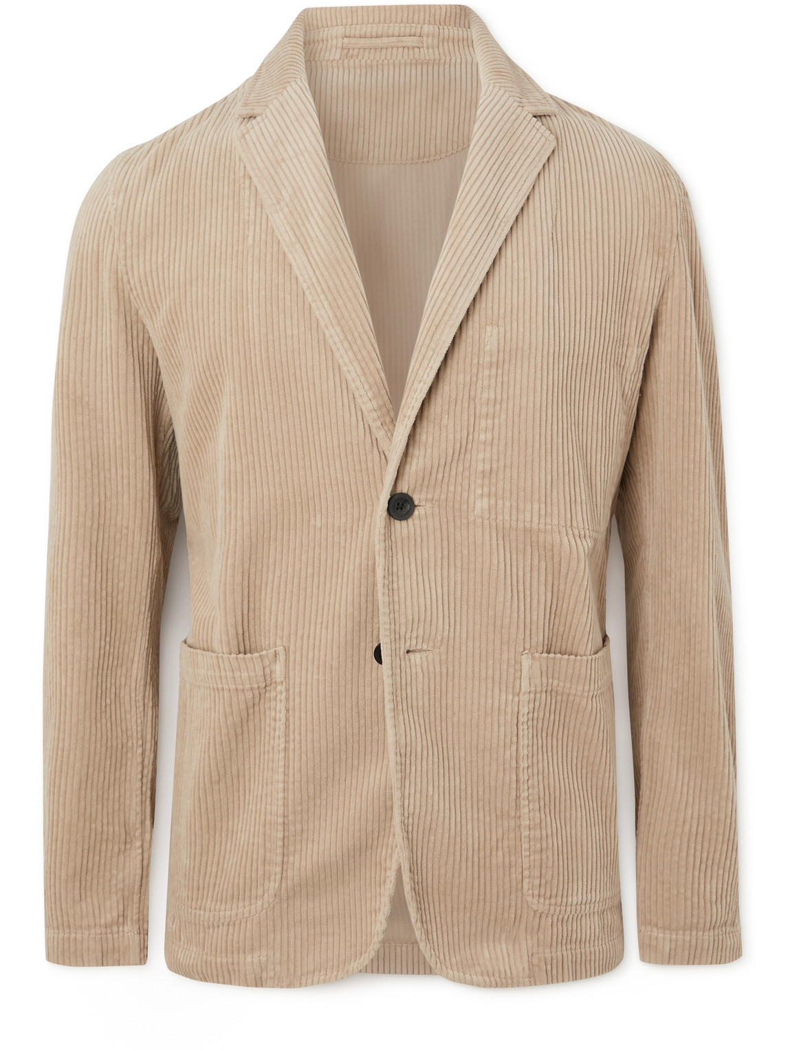 Mr P. - Garment-Dyed Unstructured Cotton-Corduroy Blazer - Men - Brown - 44