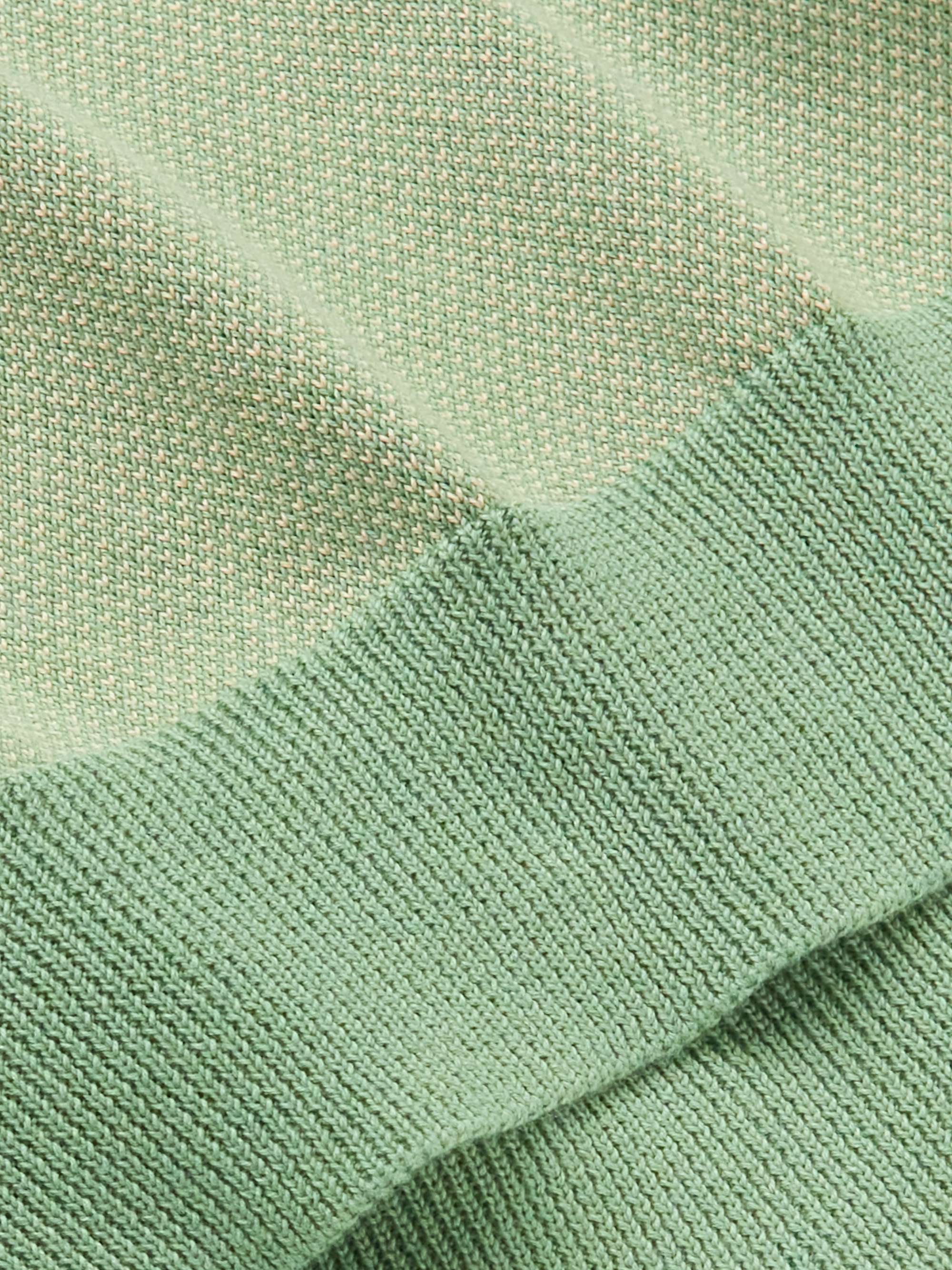 MR P. Honeycomb-Knit Cotton Polo Shirt