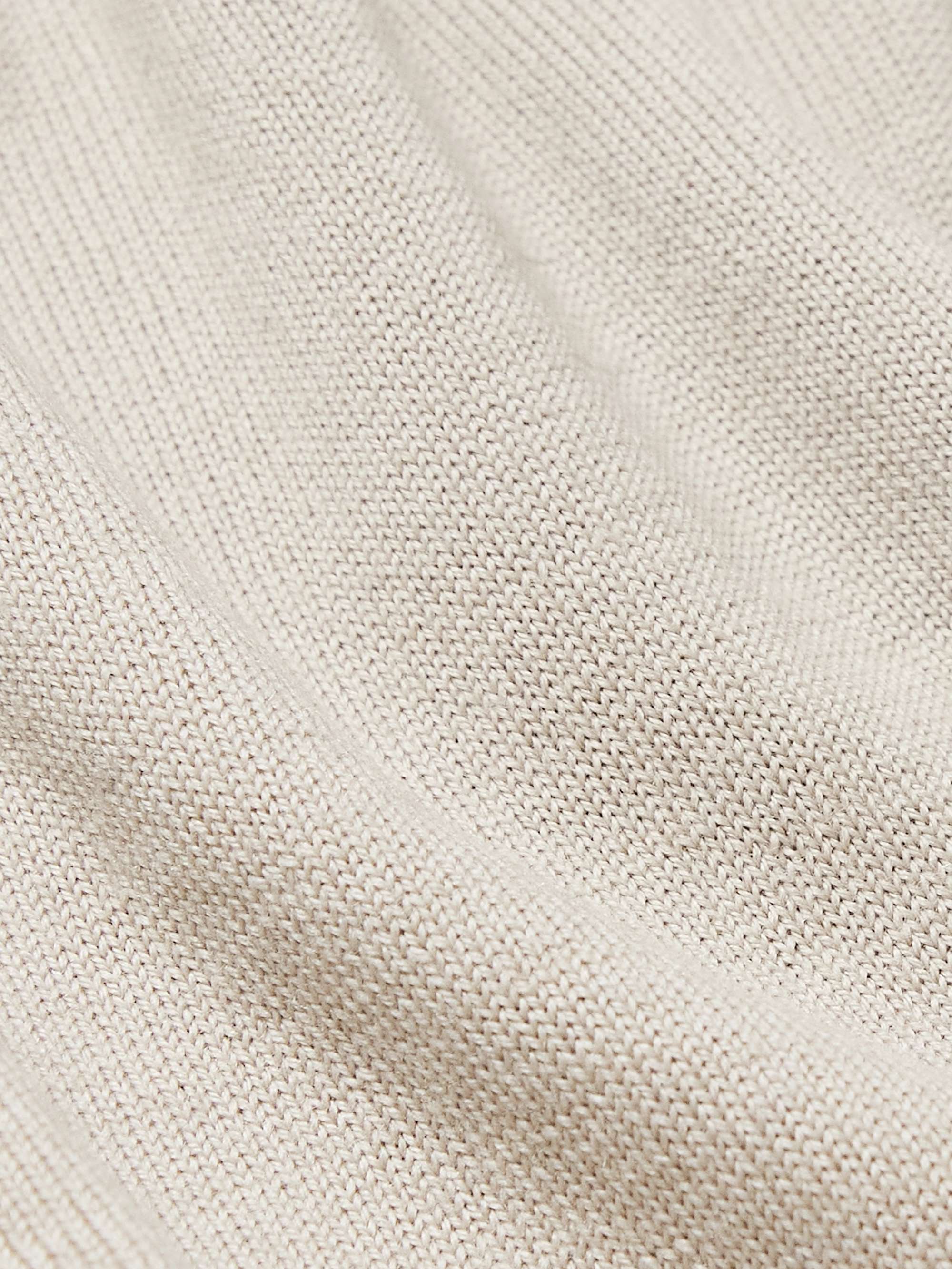 MR P. Merino Wool Zip-Up Cardigan