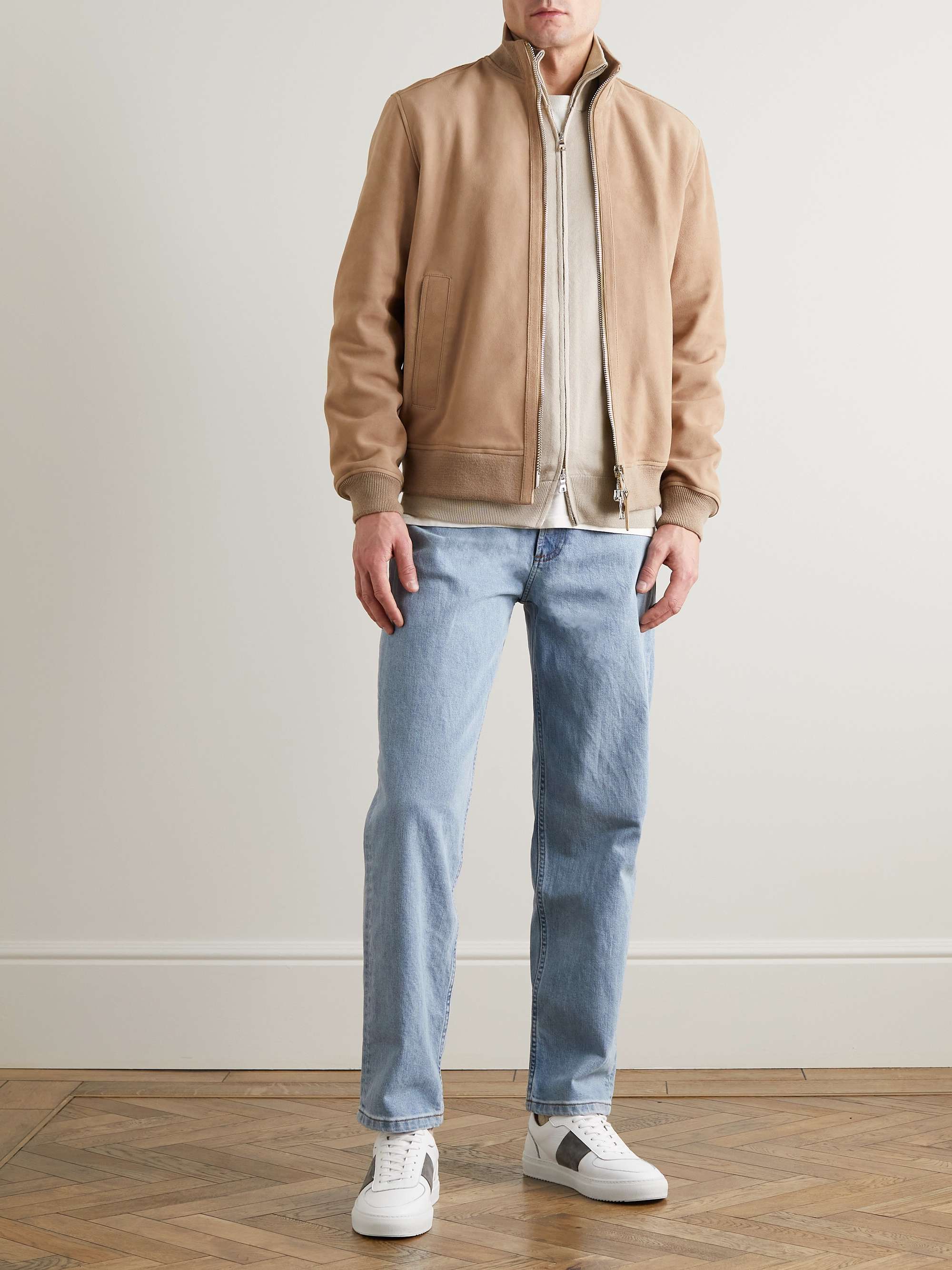 MR P. Merino Wool Zip-Up Cardigan