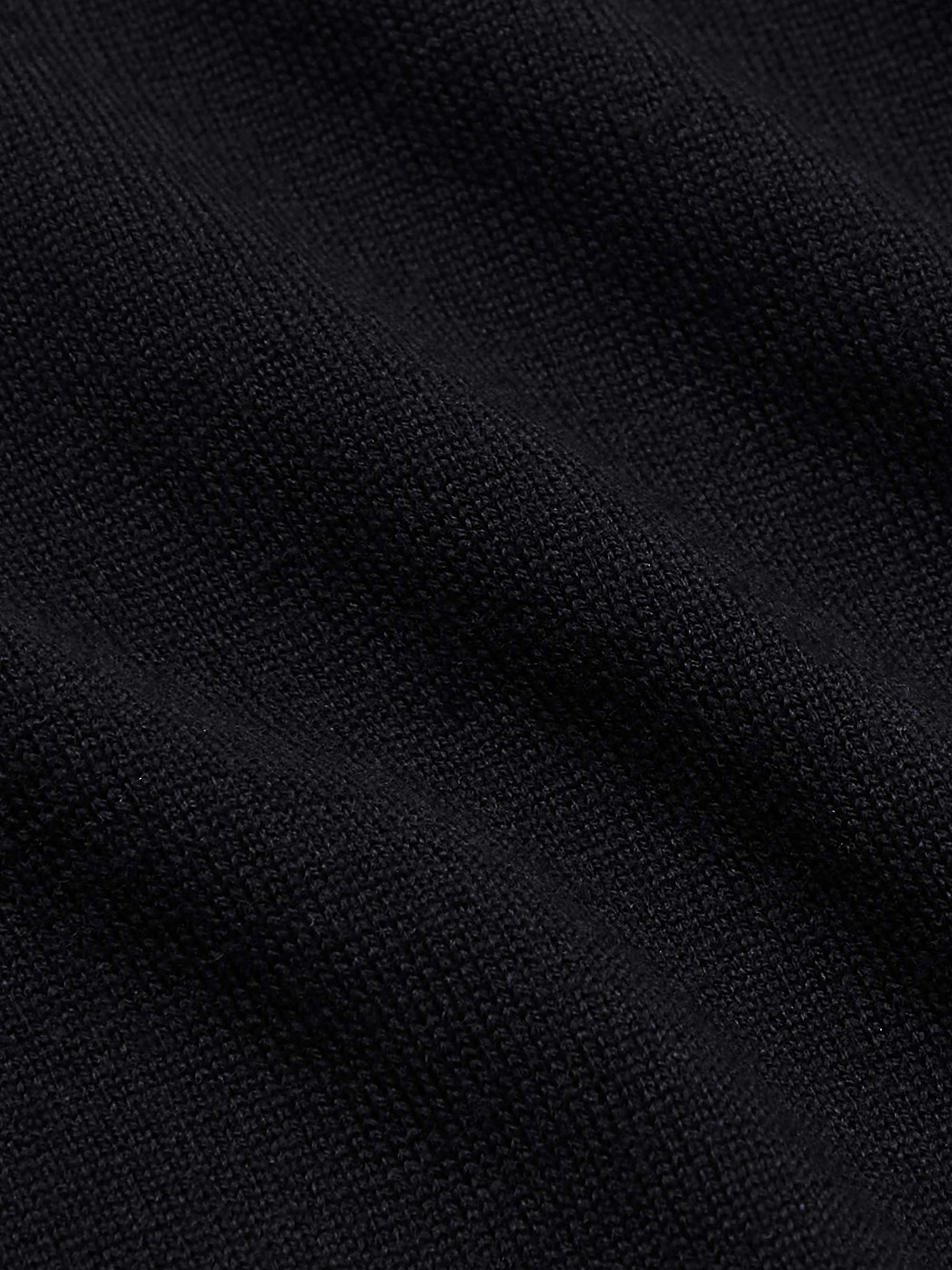 MR P. Merino Wool Zip-Up Cardigan