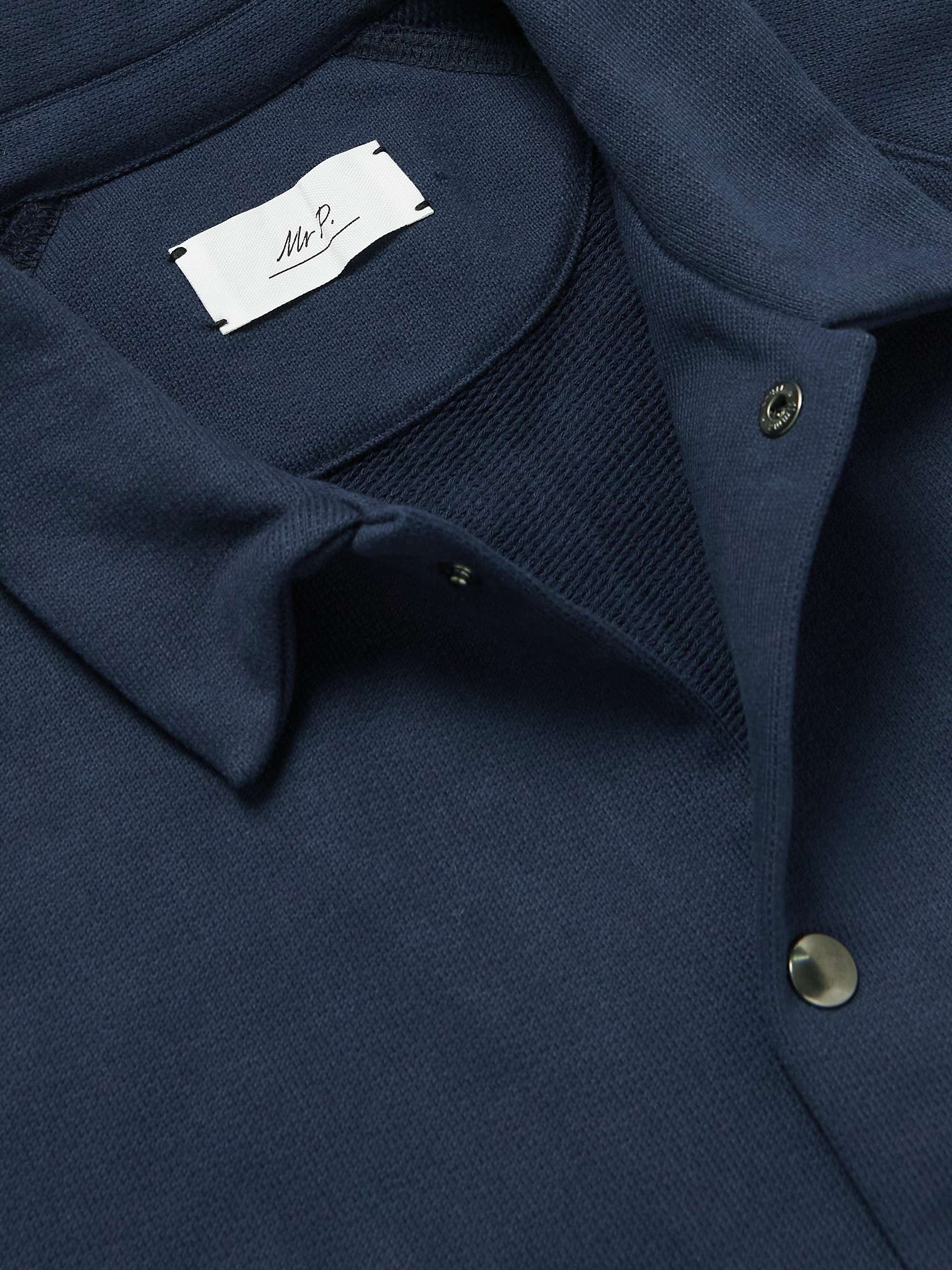 MR P. Organic Cotton-Jersey Bomber Jacket