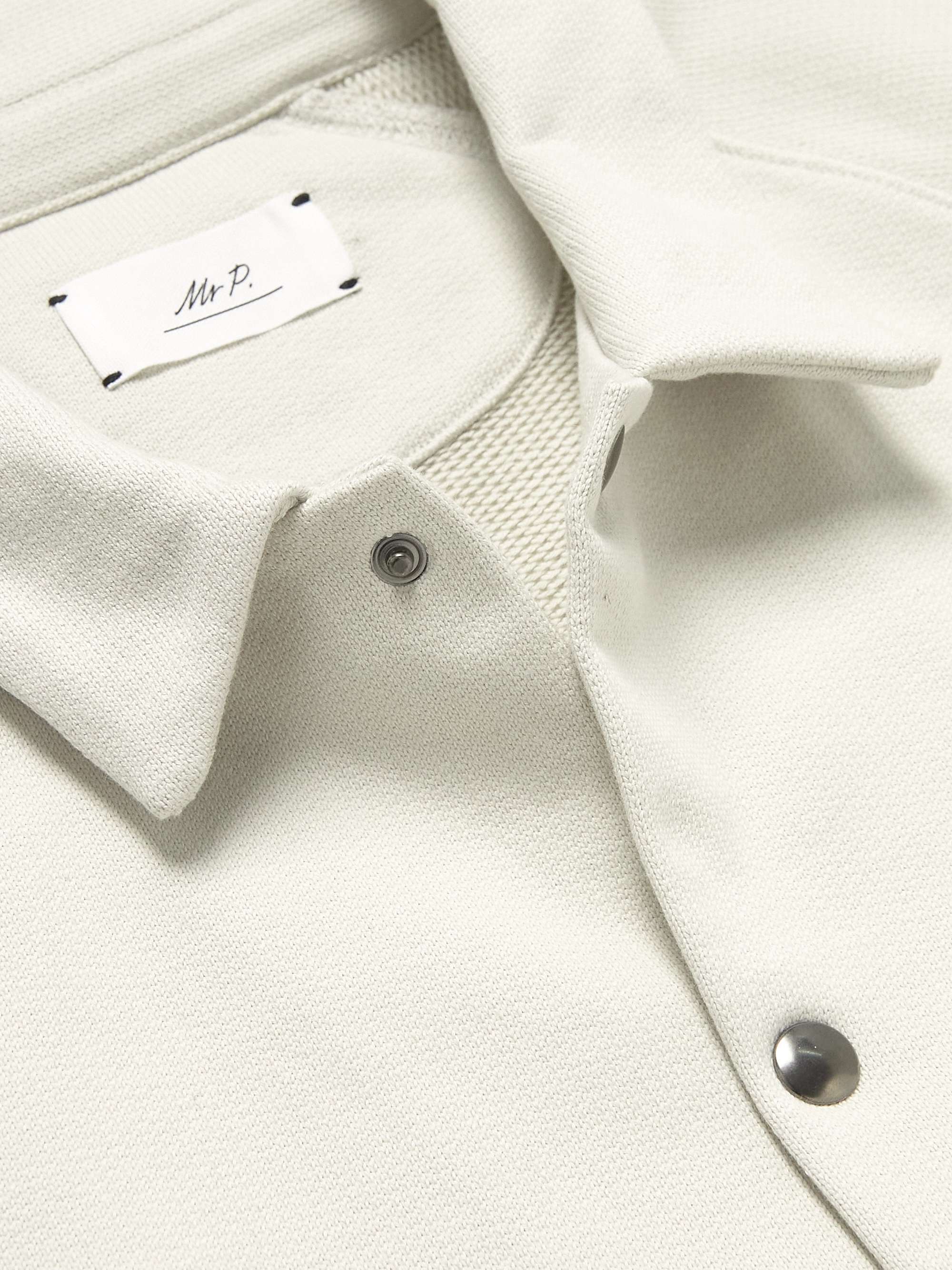 MR P. Organic Cotton-Jersey Bomber Jacket