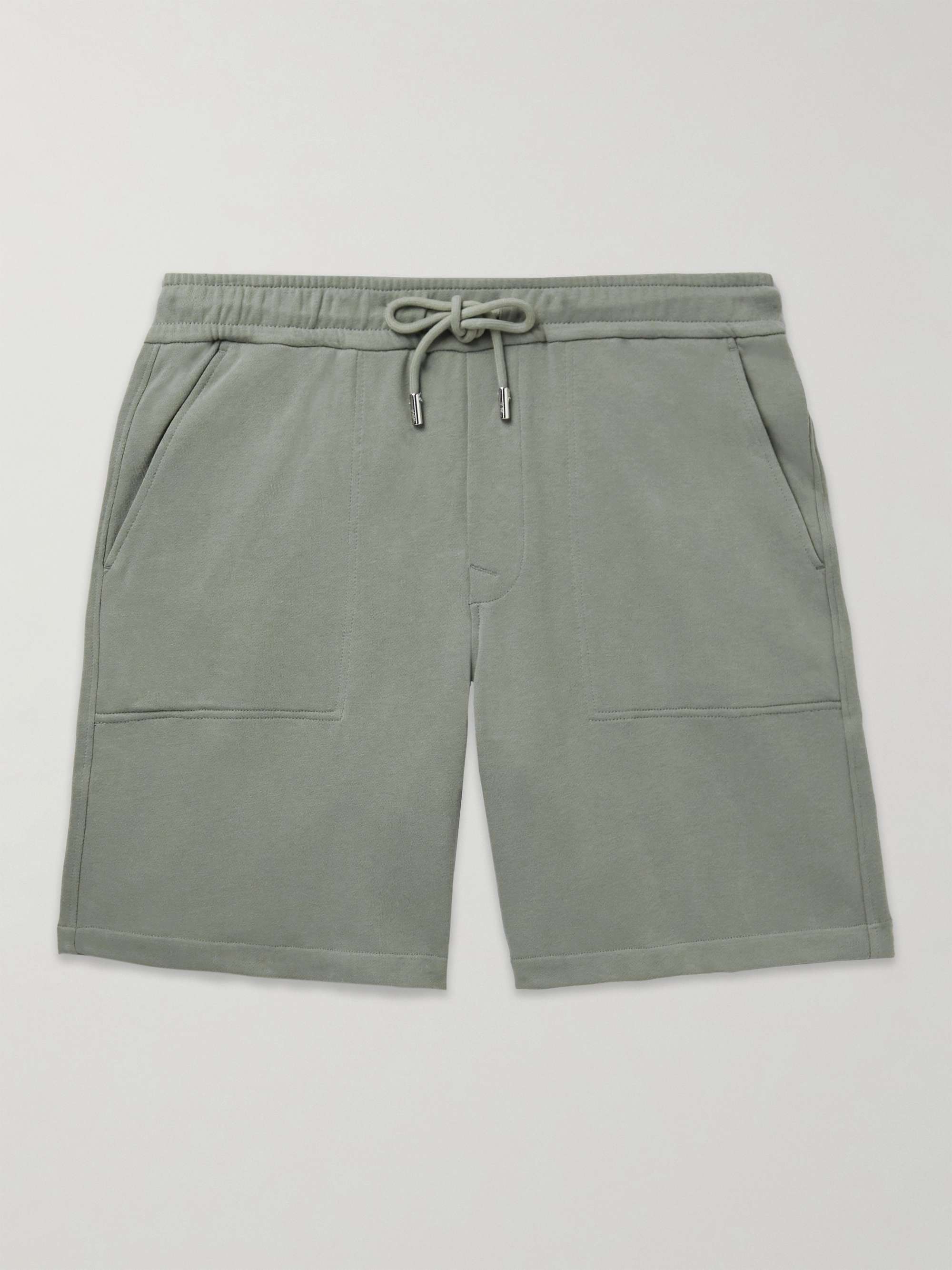 MR P. Straight-Leg Organic Cotton-Jersey Drawstring Shorts